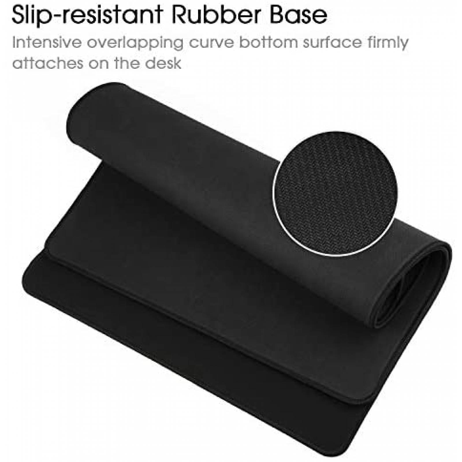 MousePad HIHUHEN Mouse pad-90x40 Gaming tamaño Largo -Negro