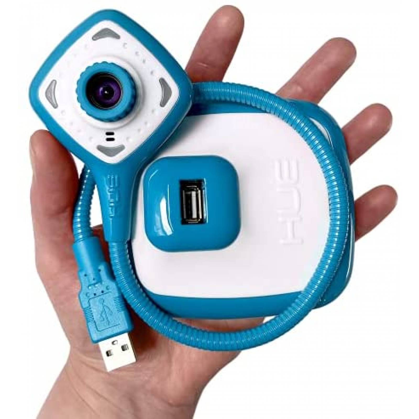 Camara De Documentos HUE HD Pro USB De A4 1080p LED -Azul