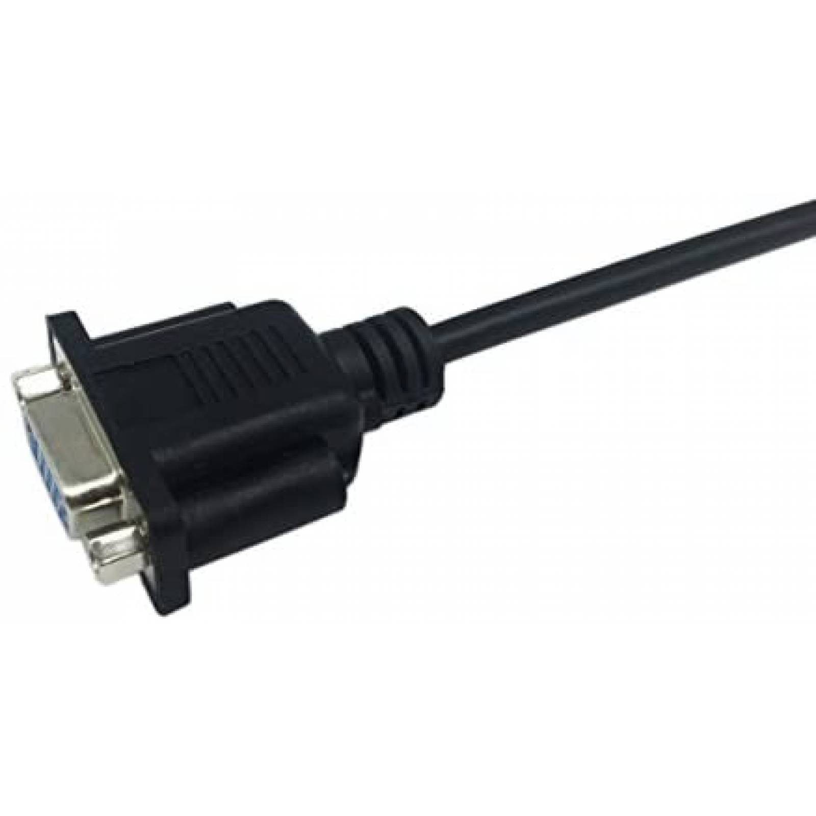 Cable VGA CERRXIAN Hembra a Hembra de 1 Pies 15 Pin -Negro