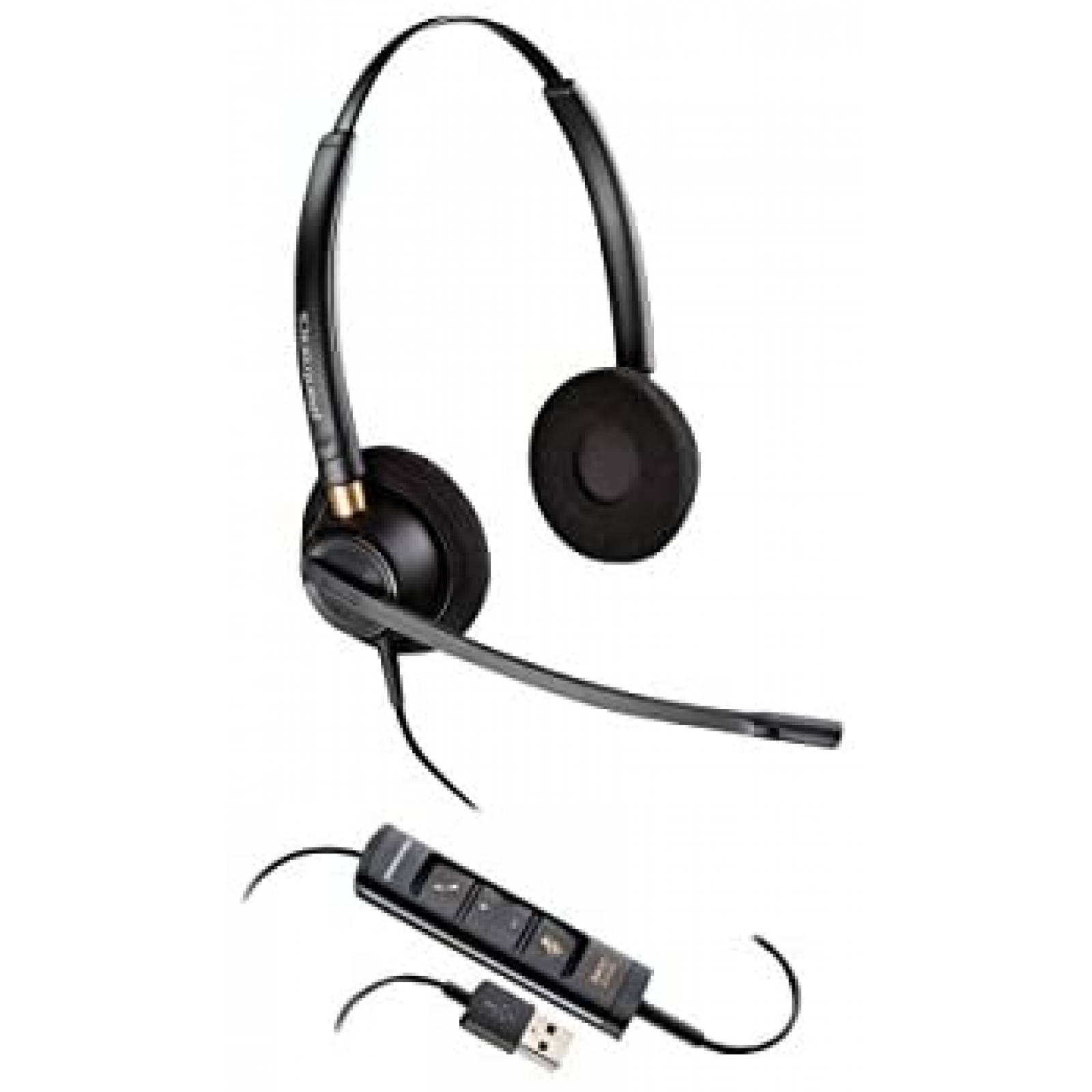 Auriculares Plantronics 203444-01 Con Conexion USB -Negro