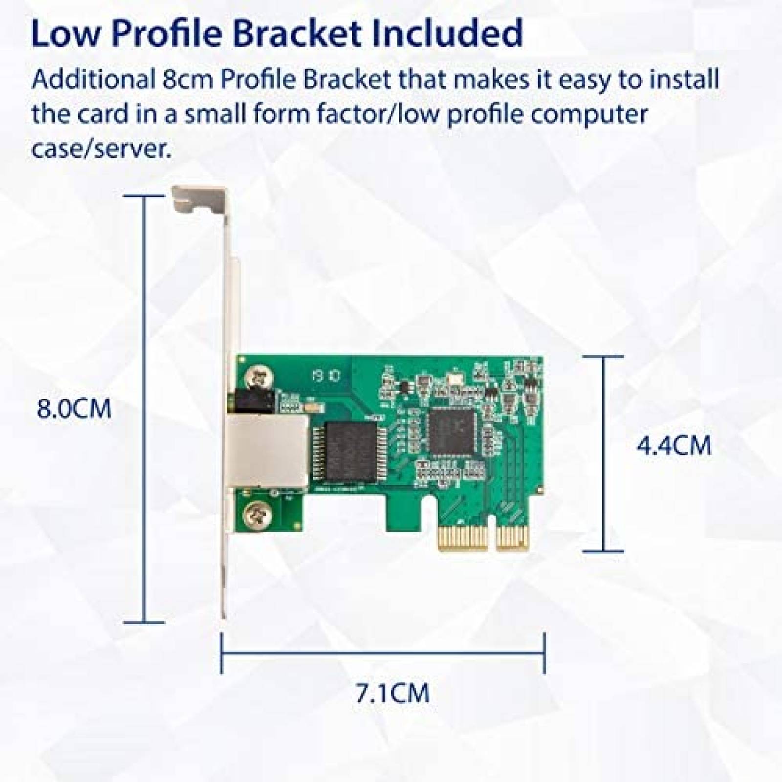 Tarjeta de interfaz de red Syba 2.5 Gigabit Ethernet PCI-E