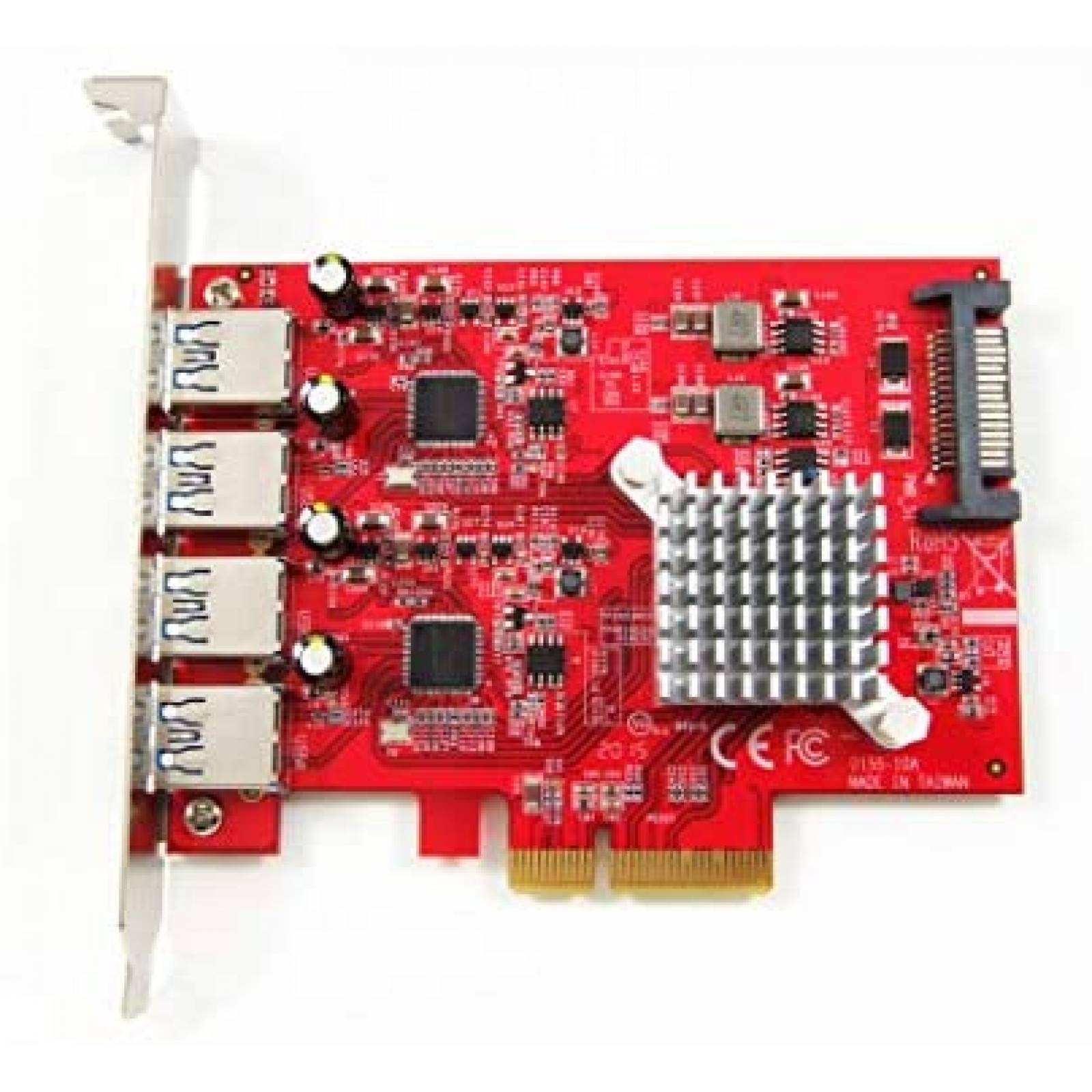 Tarjeta PCIe 3.0 Ableconn PEX-UB155 USB 3.2 Gen2 4 puertos