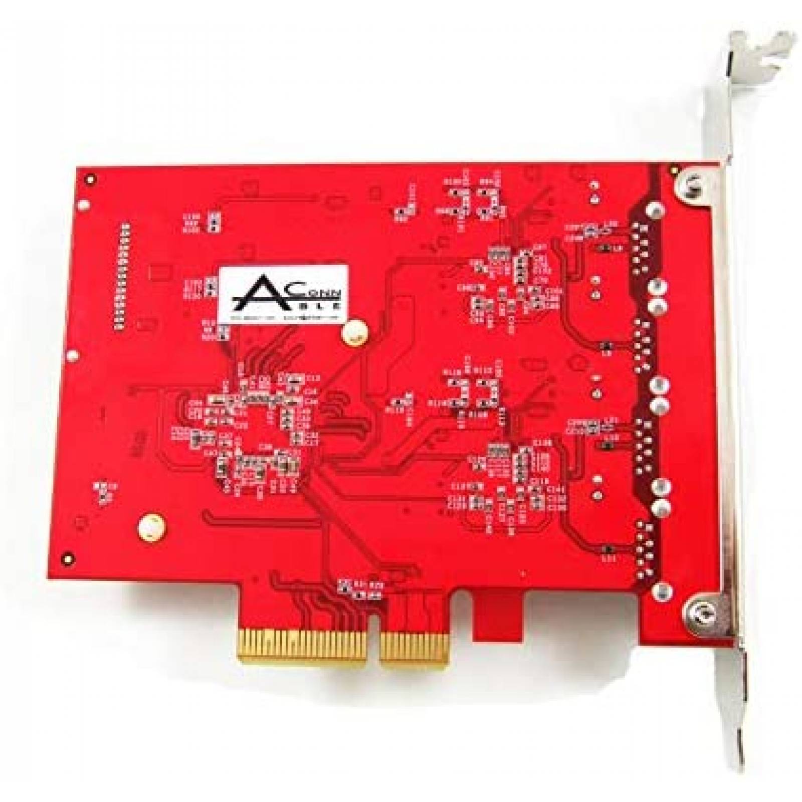 Tarjeta PCIe 3.0 Ableconn PEX-UB155 USB 3.2 Gen2 4 puertos