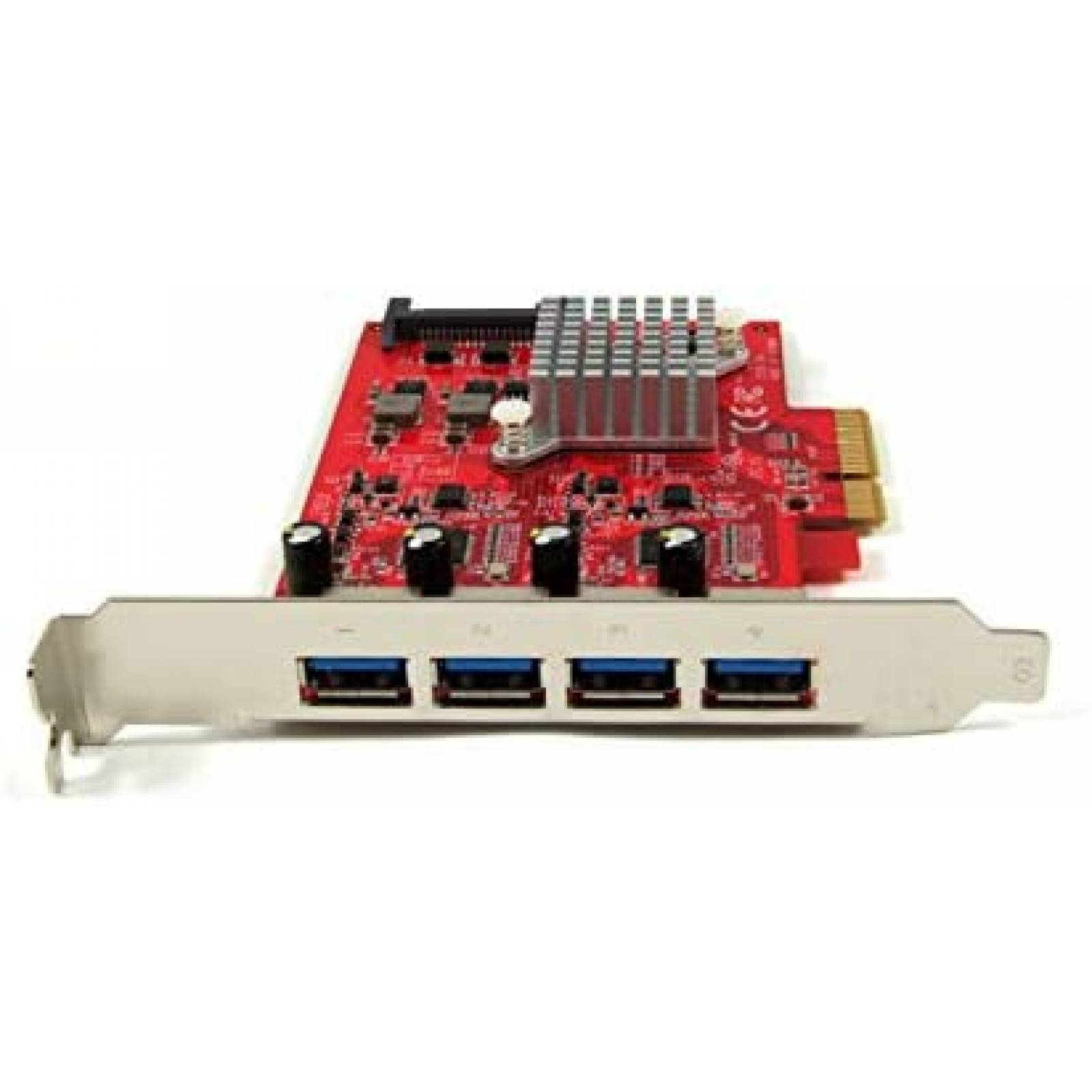 Tarjeta PCIe 3.0 Ableconn PEX-UB155 USB 3.2 Gen2 4 puertos