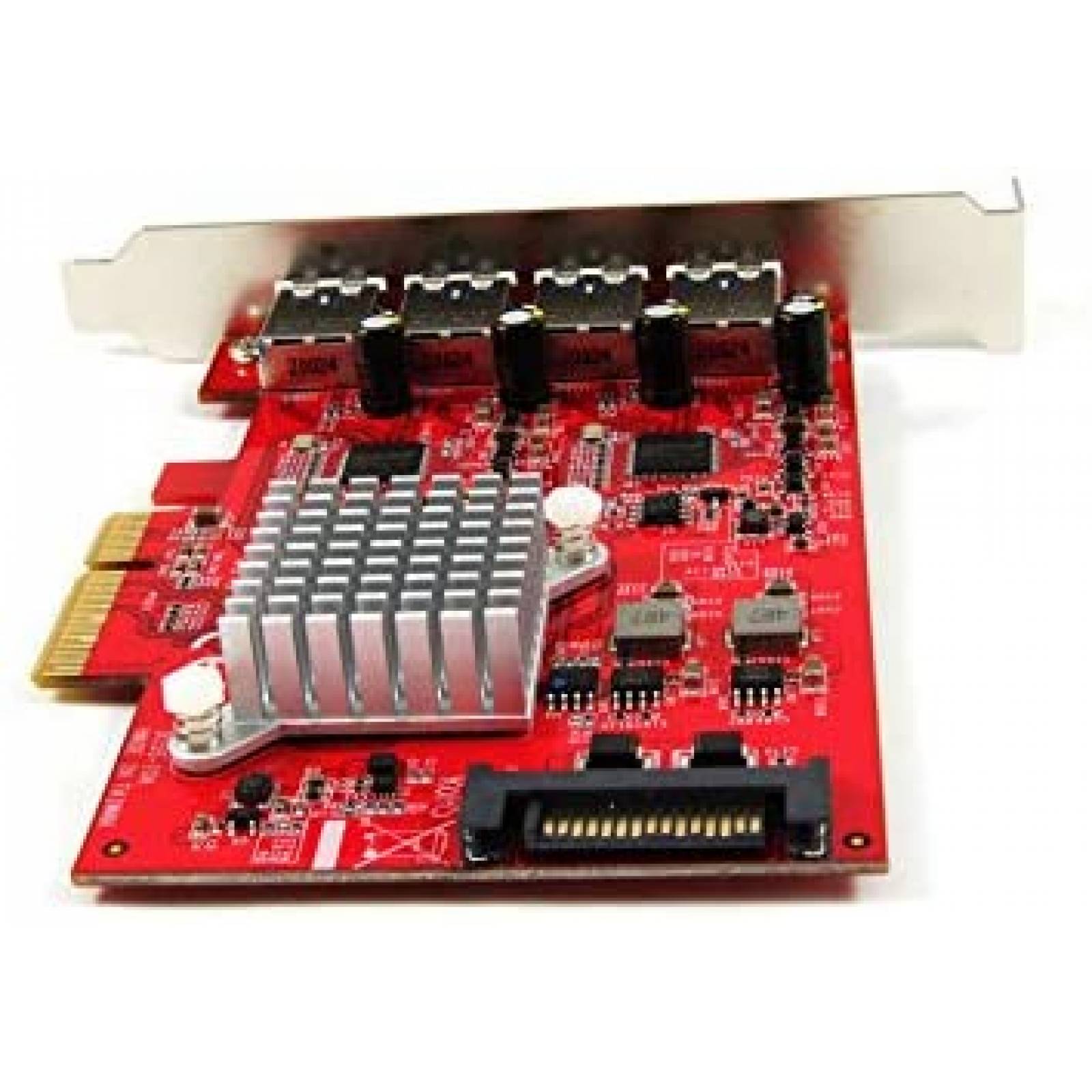 Tarjeta PCIe 3.0 Ableconn PEX-UB155 USB 3.2 Gen2 4 puertos