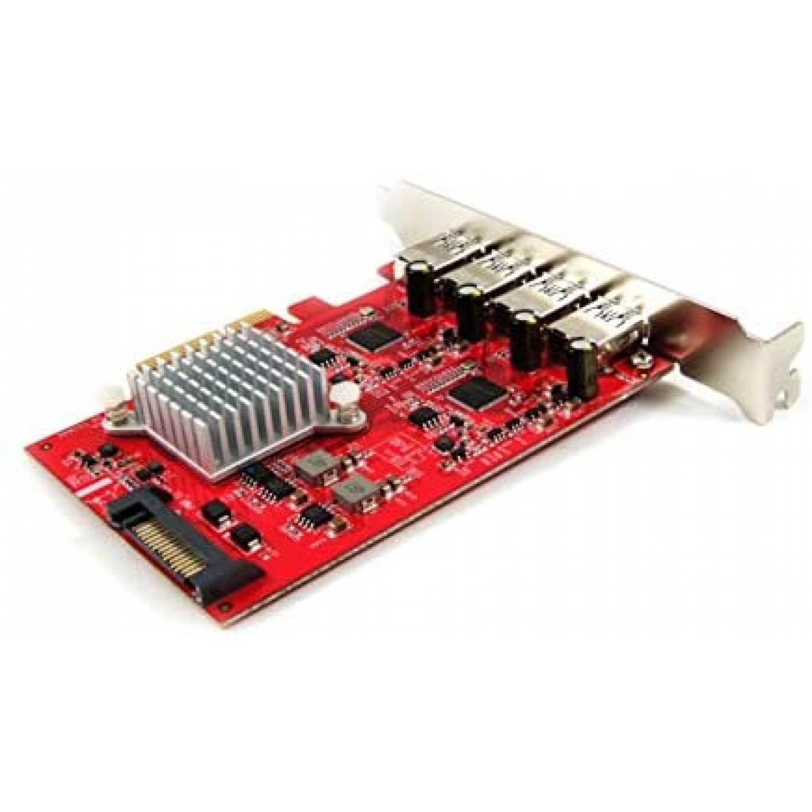 Tarjeta PCIe 3.0 Ableconn PEX-UB155 USB 3.2 Gen2 4 puertos