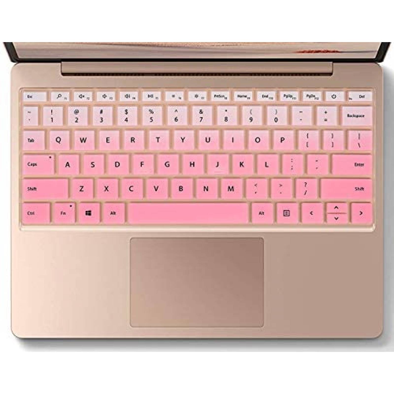 Funda Teclado CaseBuy Surface Laptop Go 12.4" -Rosa