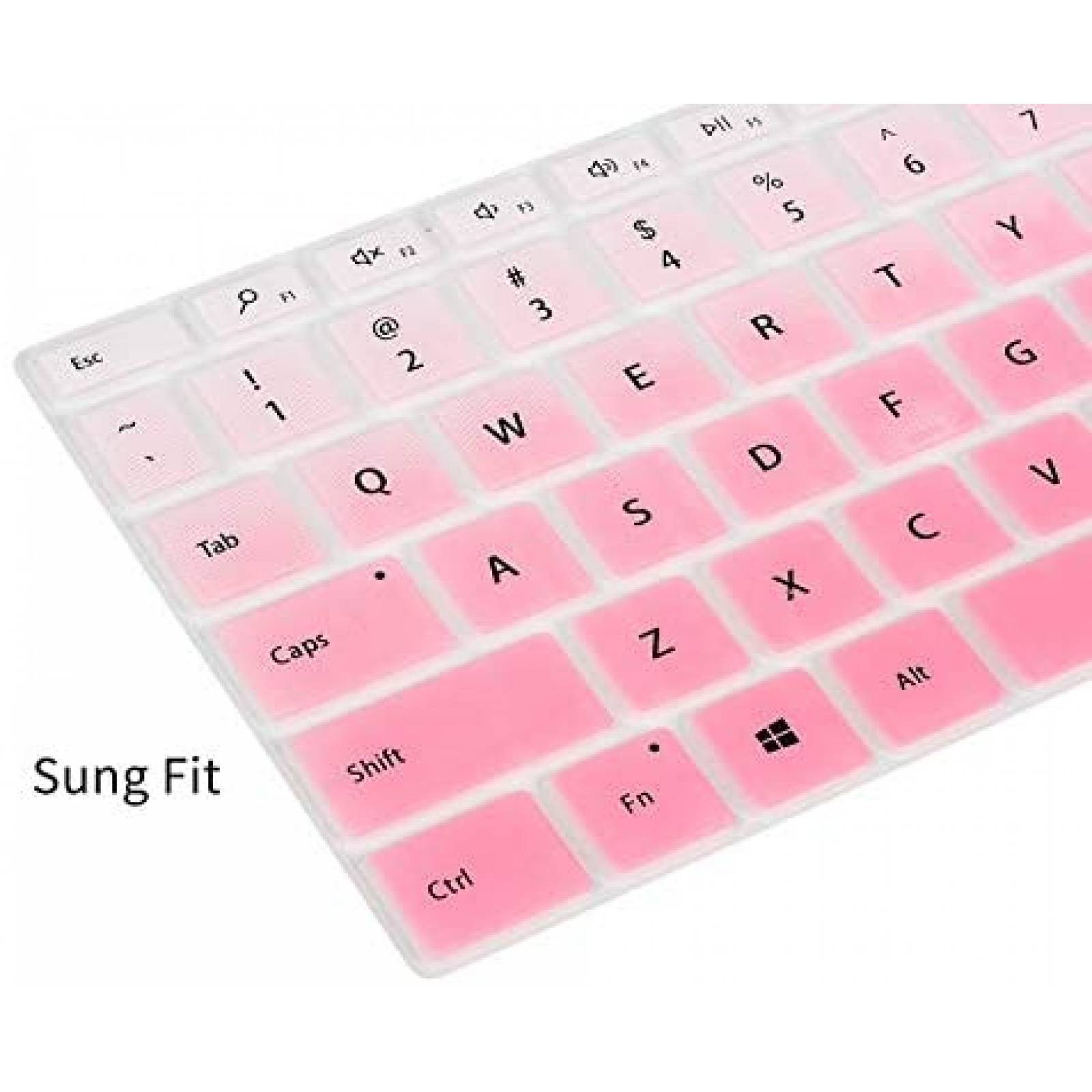 Funda Teclado CaseBuy Surface Laptop Go 12.4" -Rosa