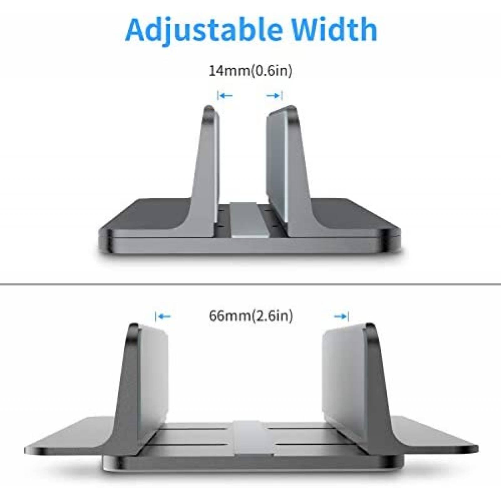 Stand Vertical Bewahly para Macbook Air o Pro/Tablet -Gris