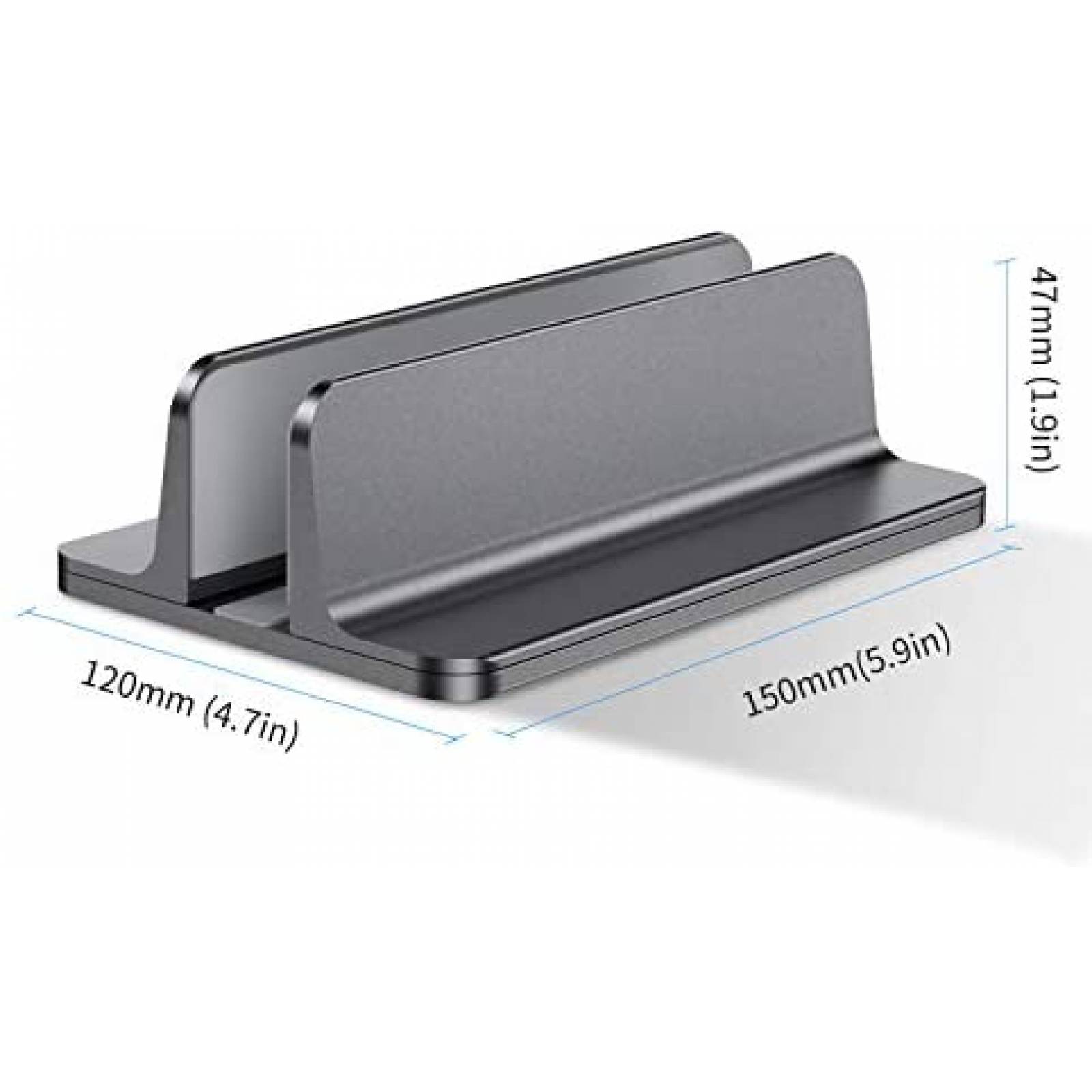 Stand Vertical Bewahly para Macbook Air o Pro/Tablet -Gris