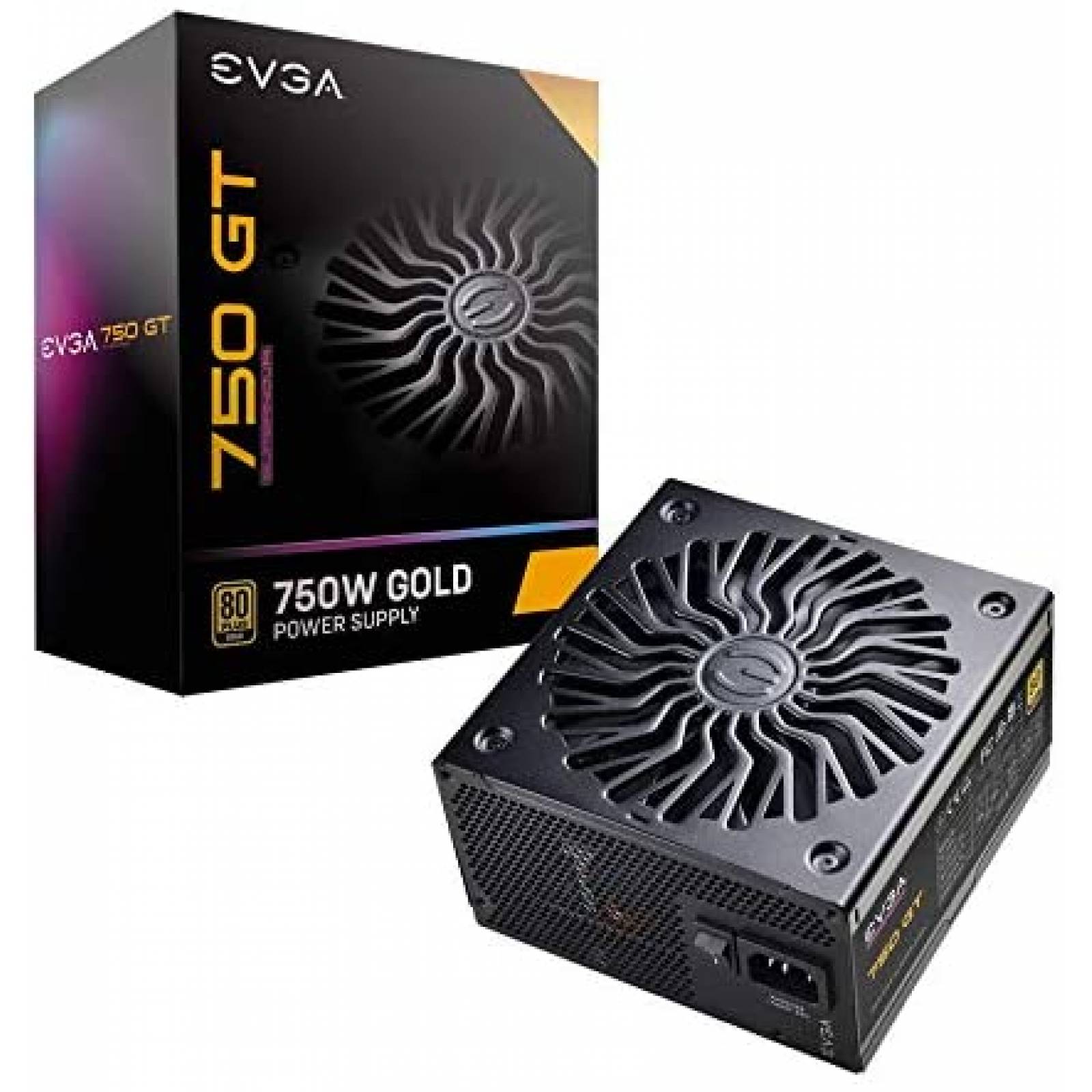 Fuente de Alimentacion EVGA 750 GT Supernova 80 Plus Gold