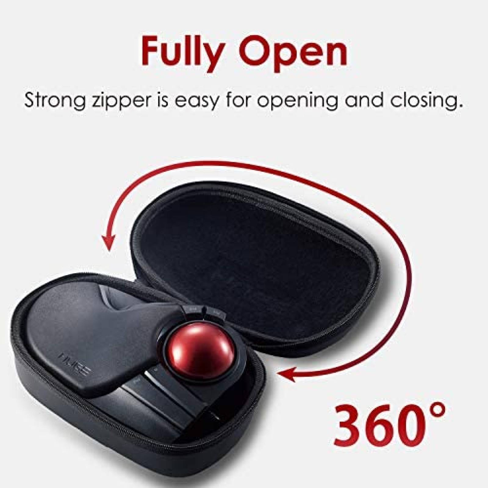 Estuche Rigido Elecom Para Mouse M-HT Series  -Negro