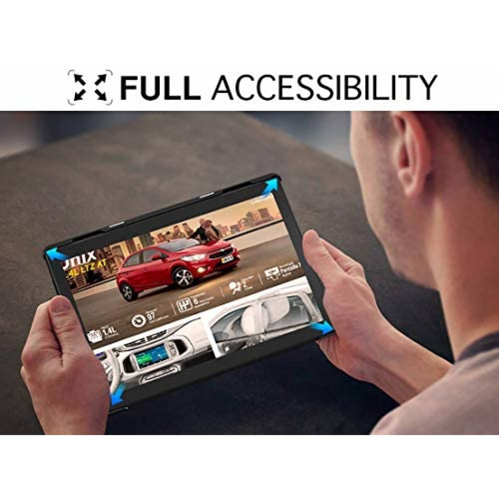 Funda Triple MoKo para Lenovo Tab E10 de 10.1'' -Negro