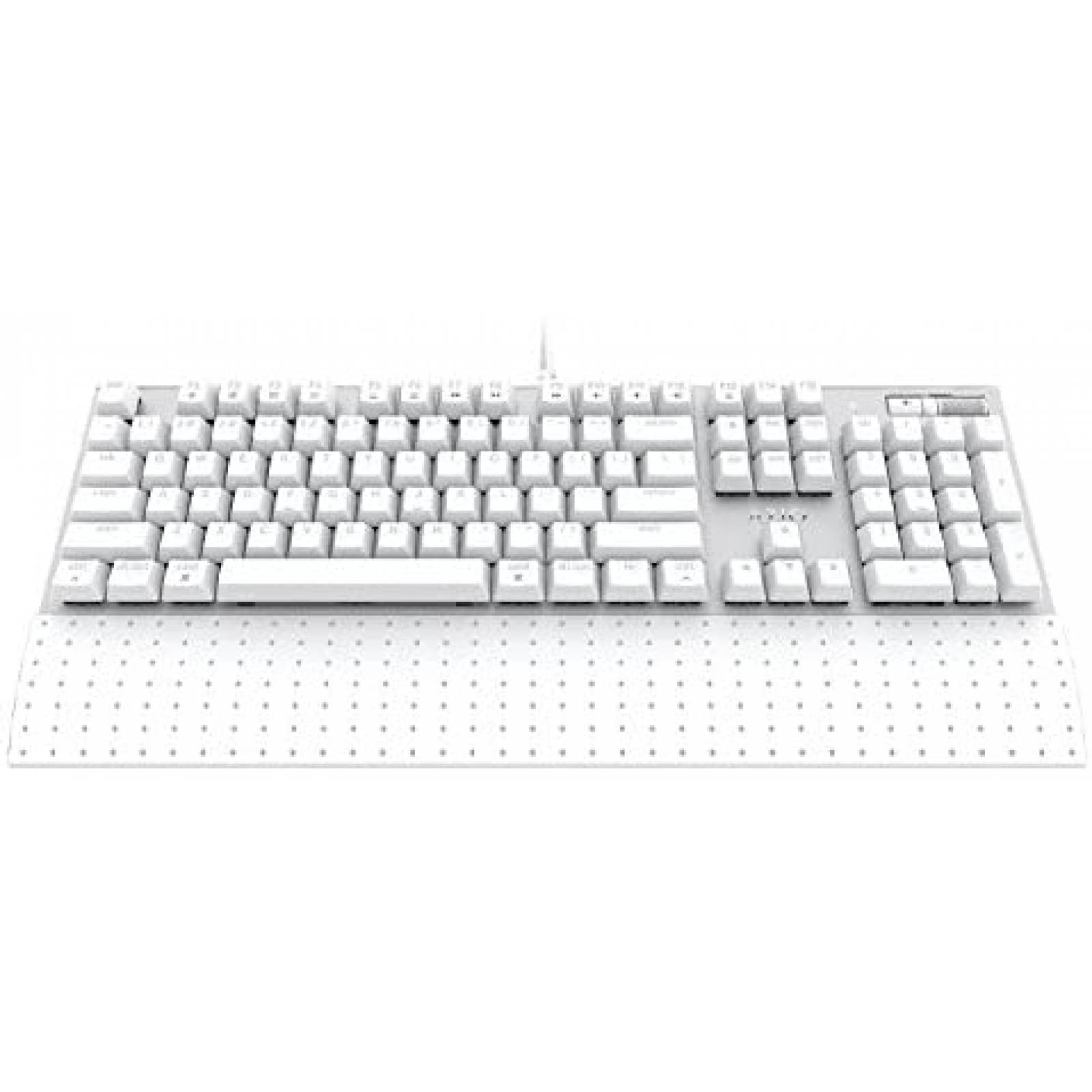 Teclado Mecanico Azio USB para Mac con Luz LED -Blanco