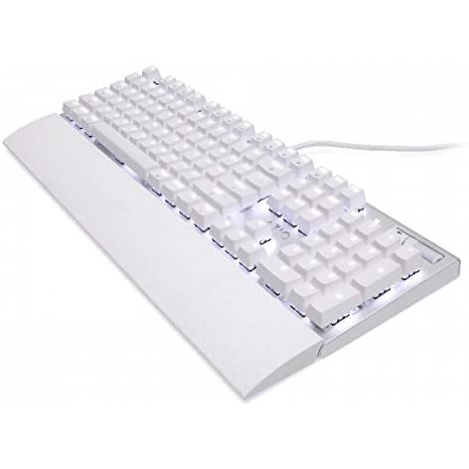 Teclado Mecanico Azio USB para Mac con Luz LED -Blanco