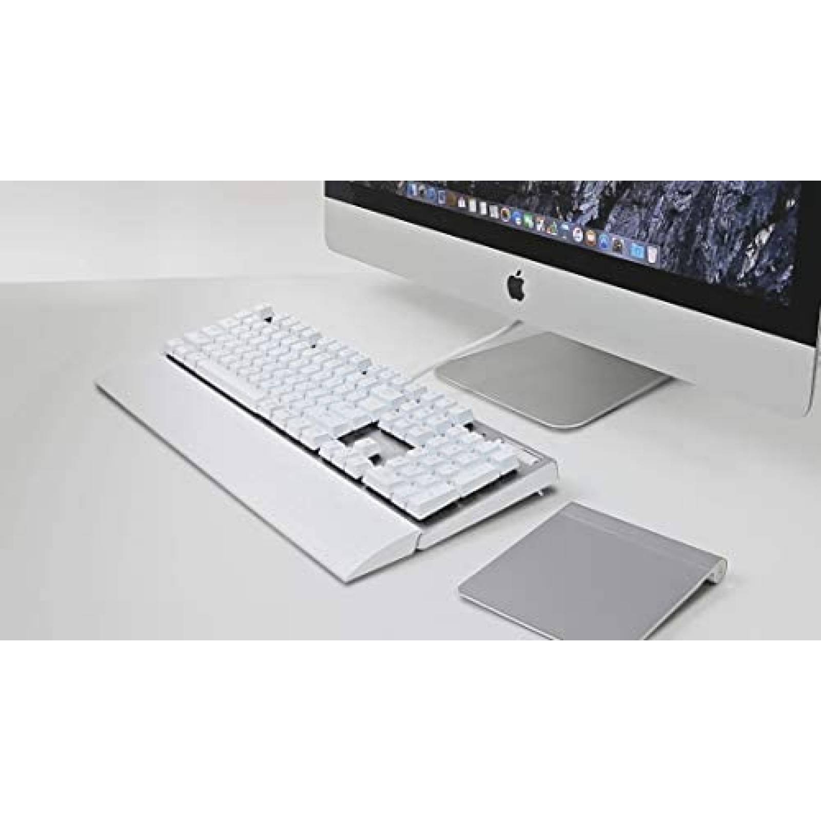 Teclado Mecanico Azio USB para Mac con Luz LED -Blanco