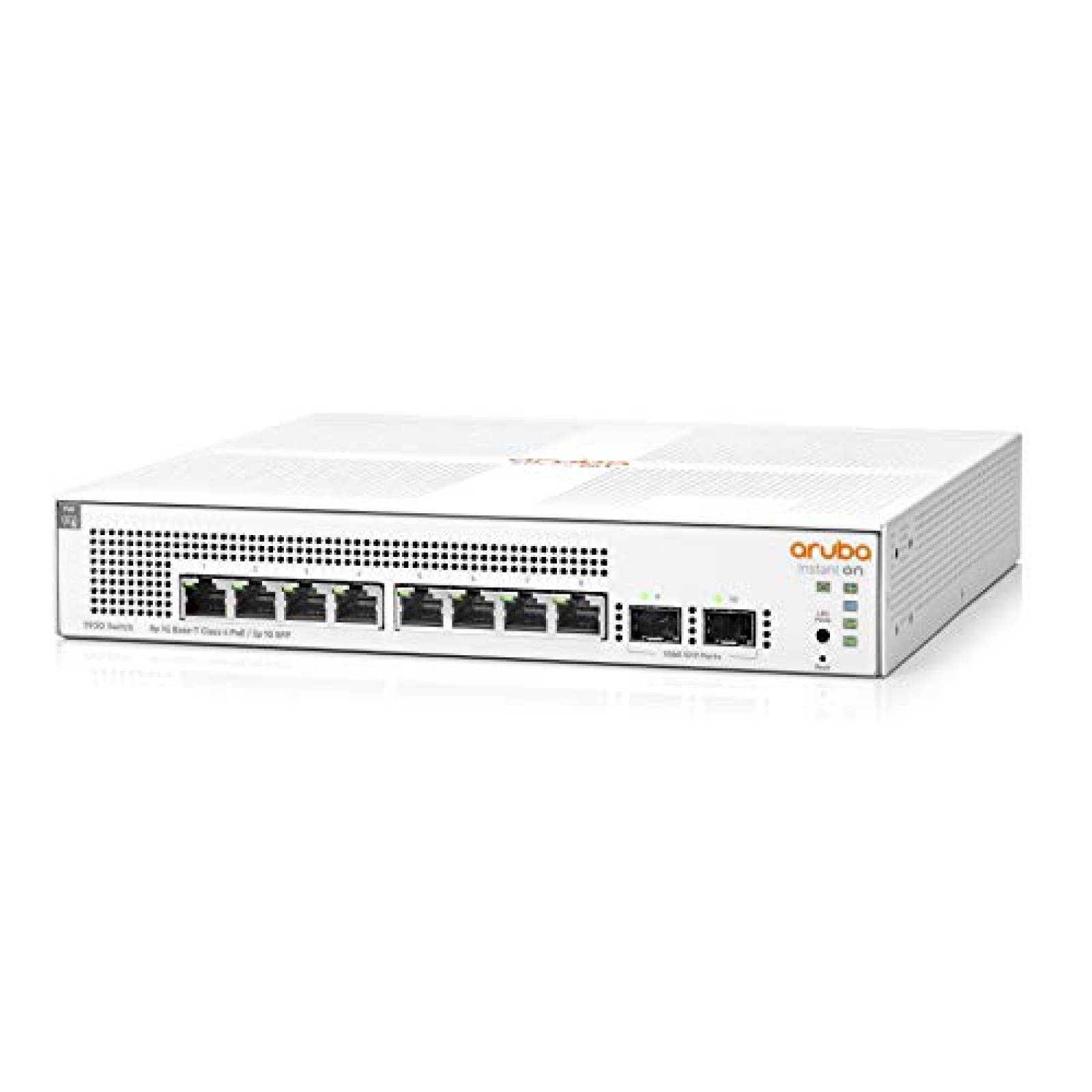 Conmutador Aruba JL681AABA 8G 2SFP PoE 124W -Blanco