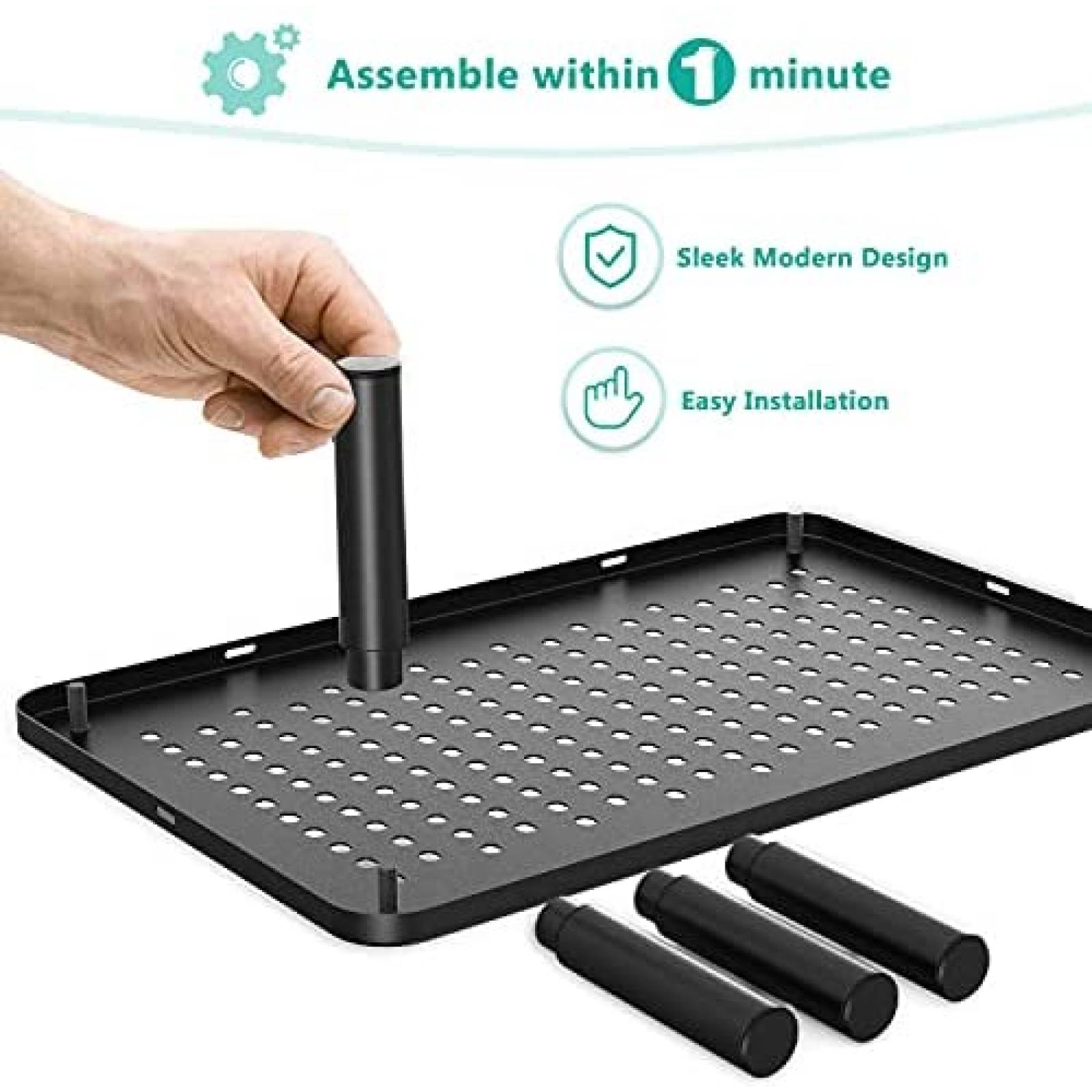 Soporte vertical para monitor WALI ajustable 3 alturas