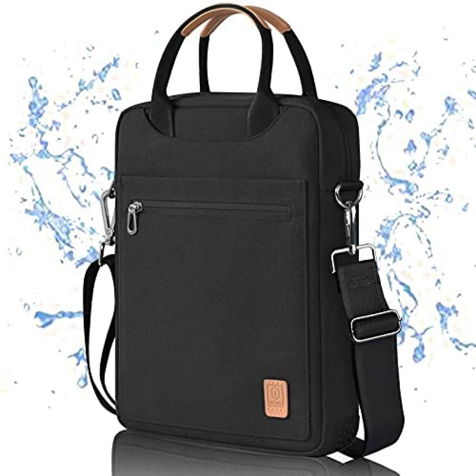 Maletin Teastar WIWU 11.4"x8.5"x1.9" Impermeable -Negro