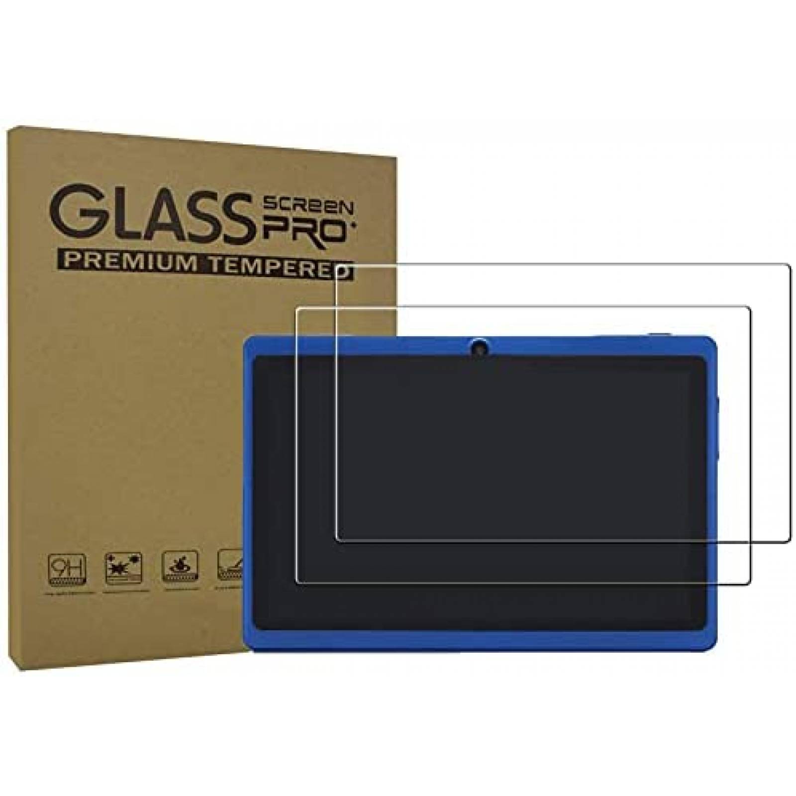 Protectores de Pantalla AKNICI 2 Pzs 7'' Vidrio Templado