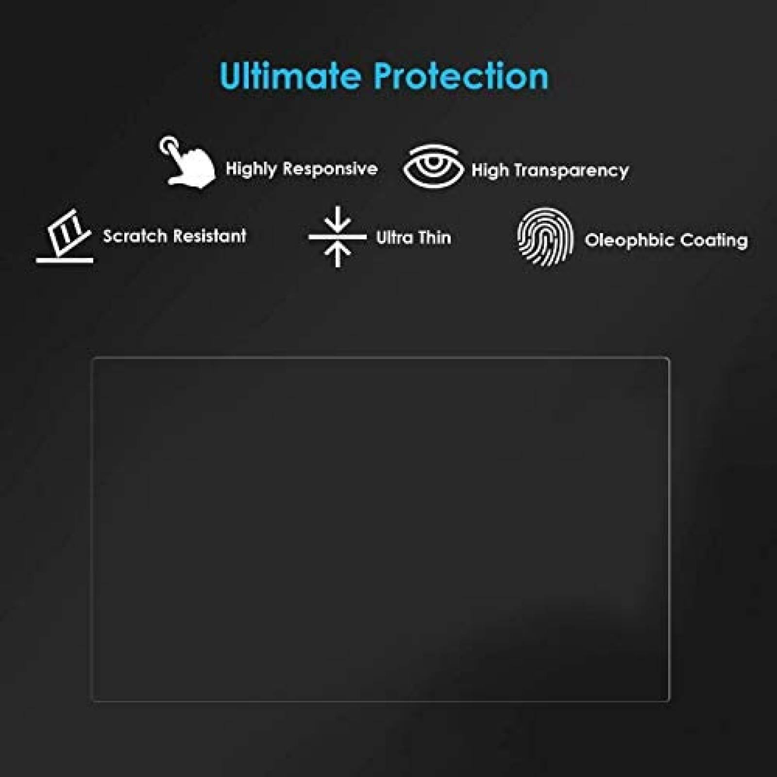 Protectores de Pantalla AKNICI 2 Pzs 7'' Vidrio Templado