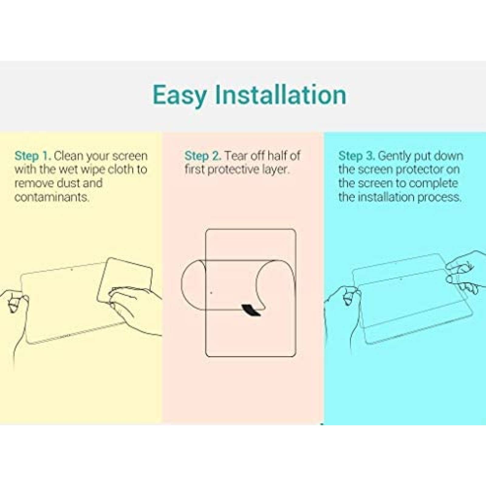 Protectores de Pantalla AKNICI 2 Pzs 7'' Vidrio Templado