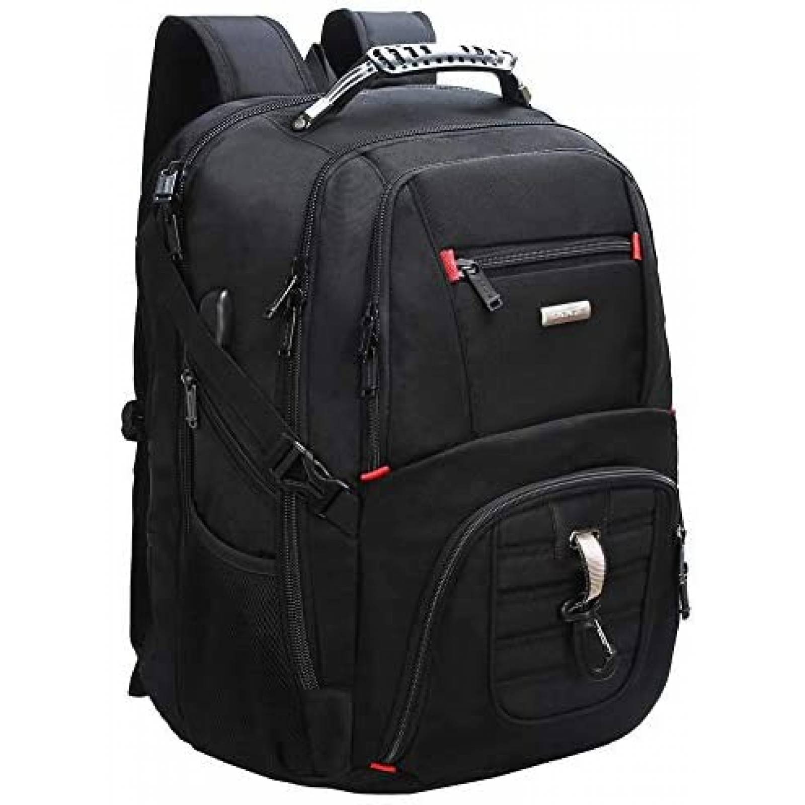 Mochila FreeBiz con puerto de carga USB de 50L -Negro