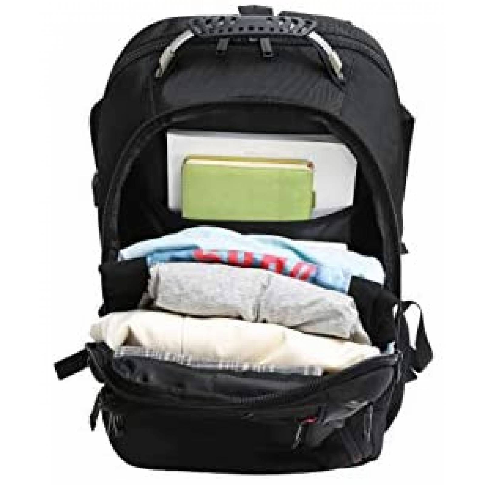 Mochila FreeBiz con puerto de carga USB de 50L -Negro