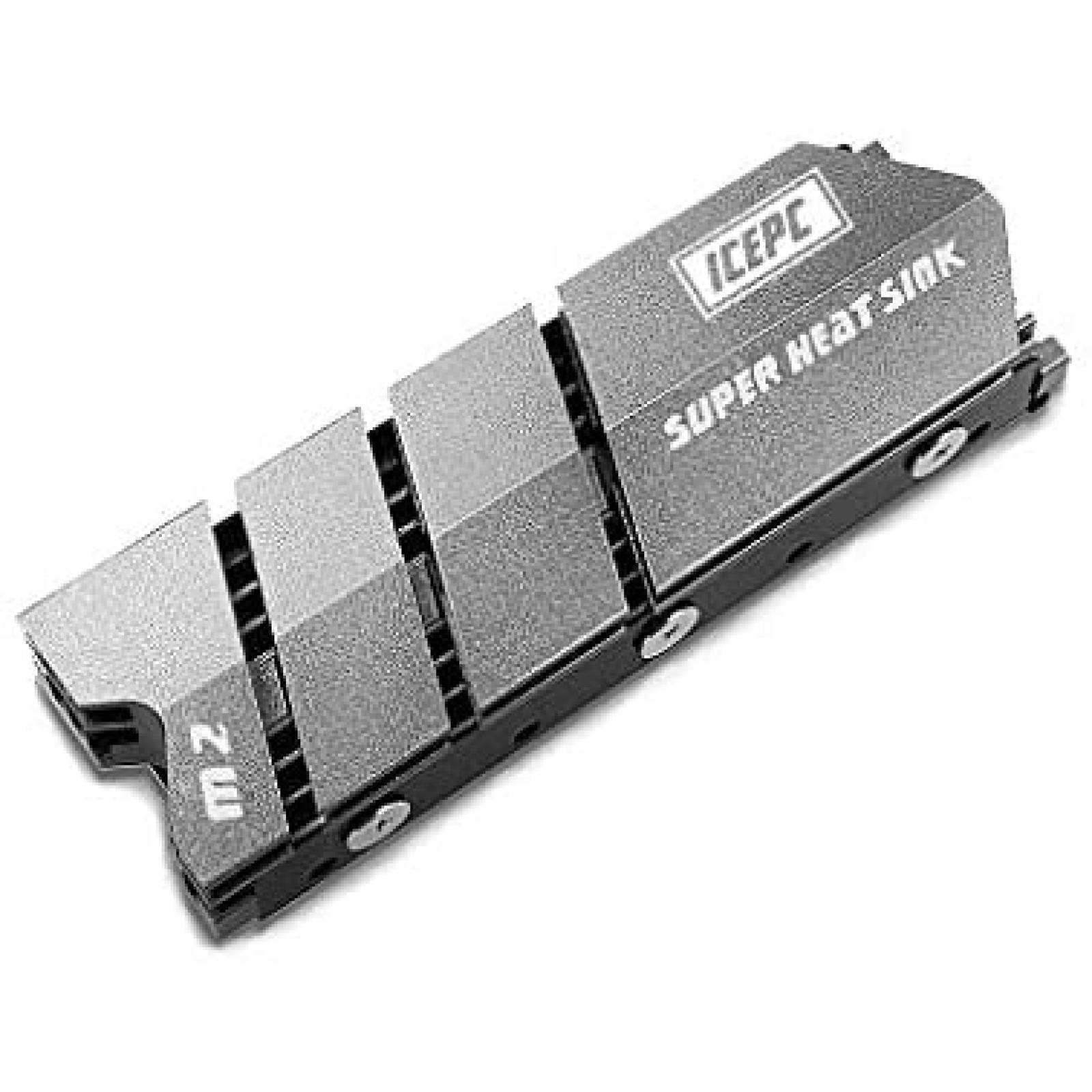 Disipador de calor icepc M.2 2280 SSD NVMe NGFF -Gris