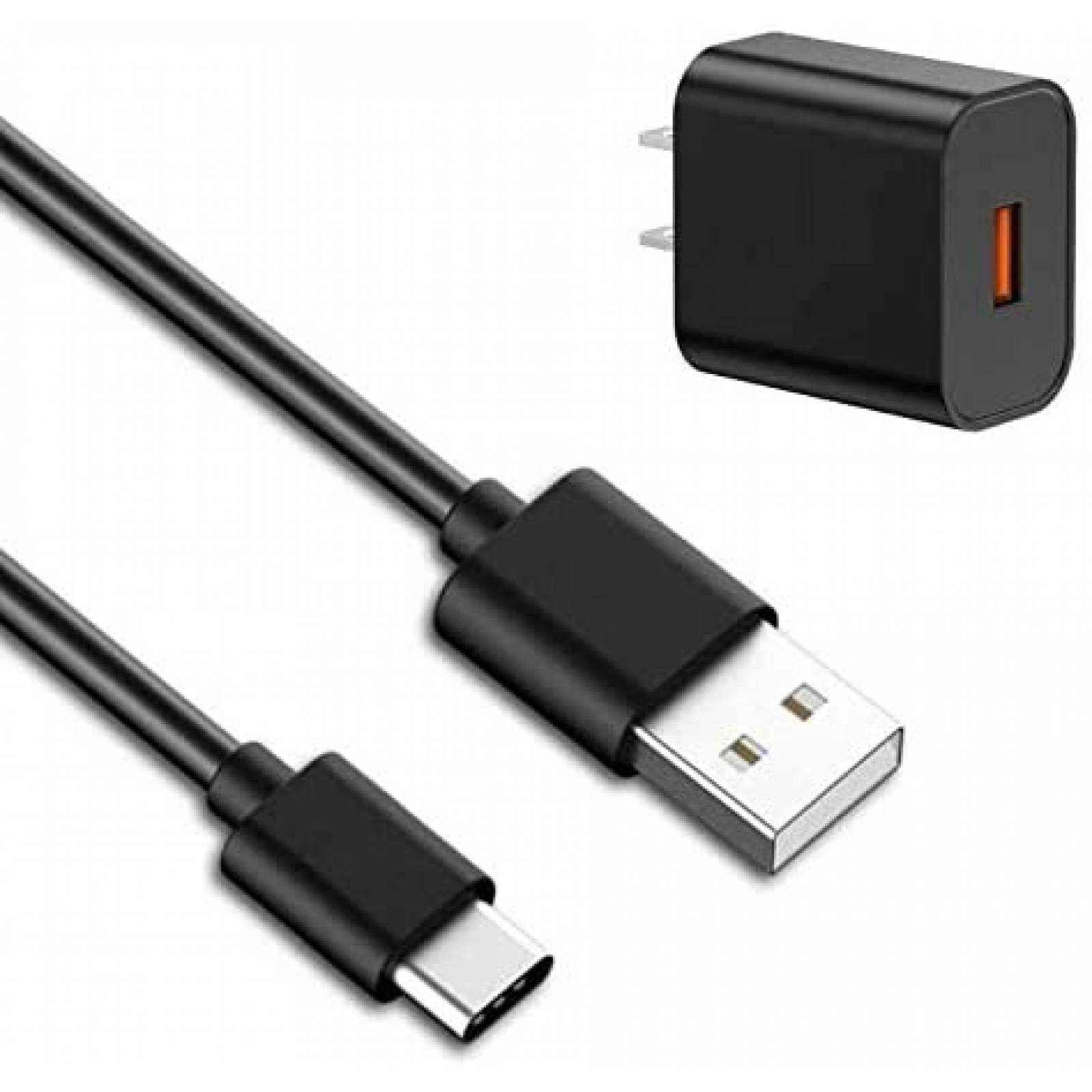 Cargador USB C ienza para New Beats Flex Sony JBL -Negro