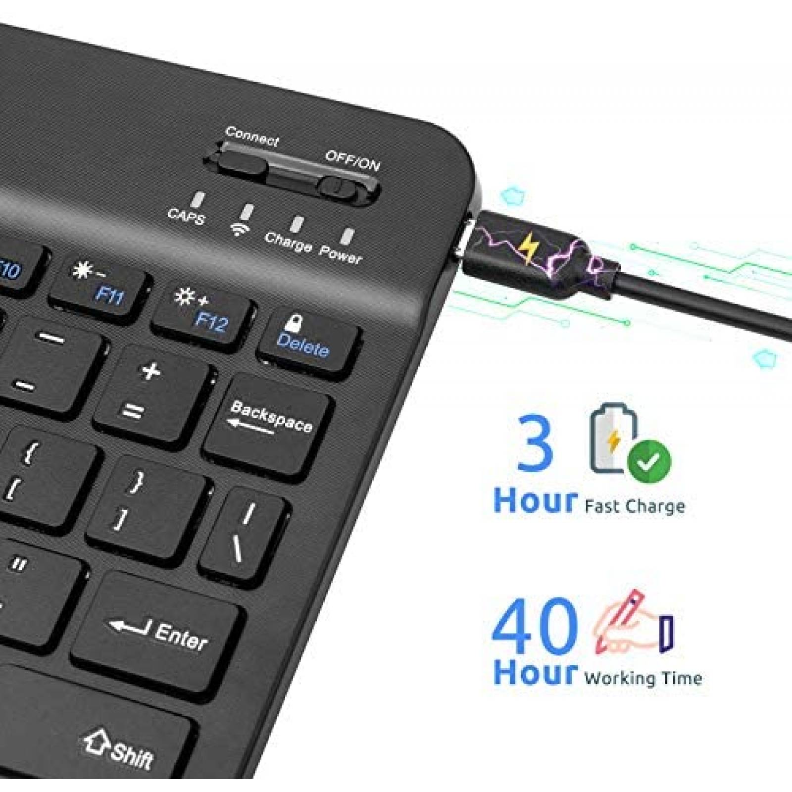 Teclado para Tablet EDIVIA Samsung Galaxy Tab S7 Inalambrico