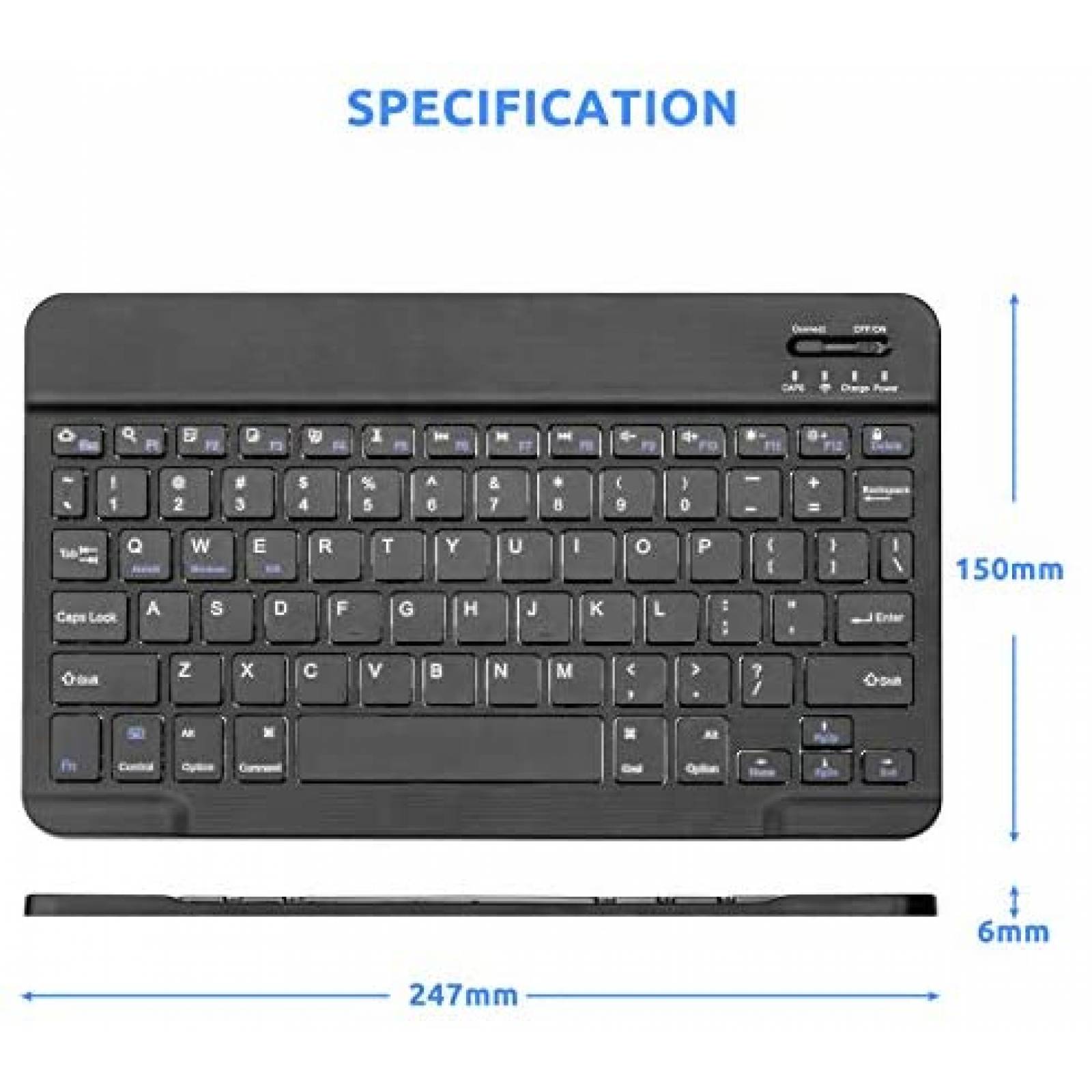 Teclado para Tablet EDIVIA Samsung Galaxy Tab S7 Inalambrico