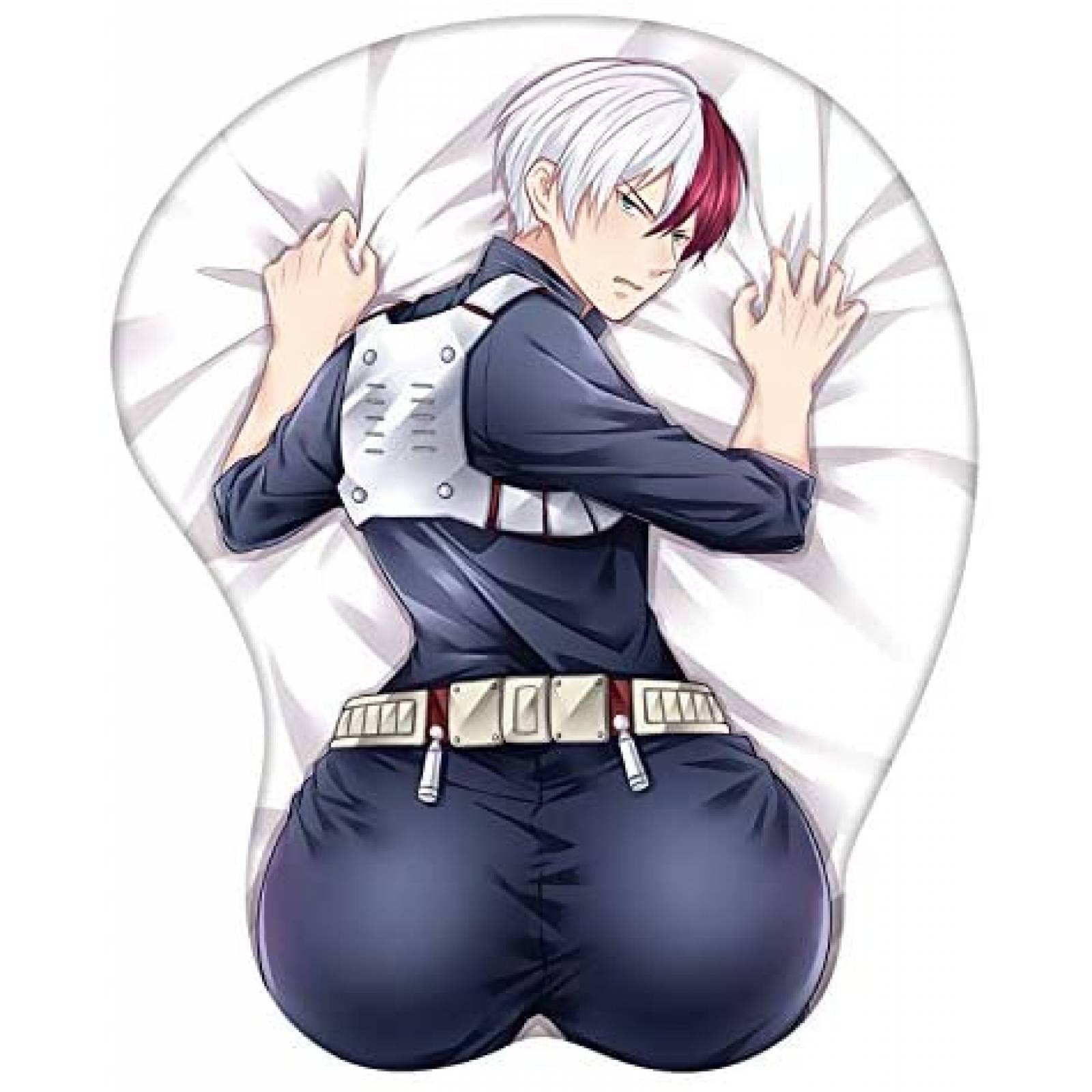 Mouse Pad Generico Shoto Todoroki 26x22.5cm -Blanco