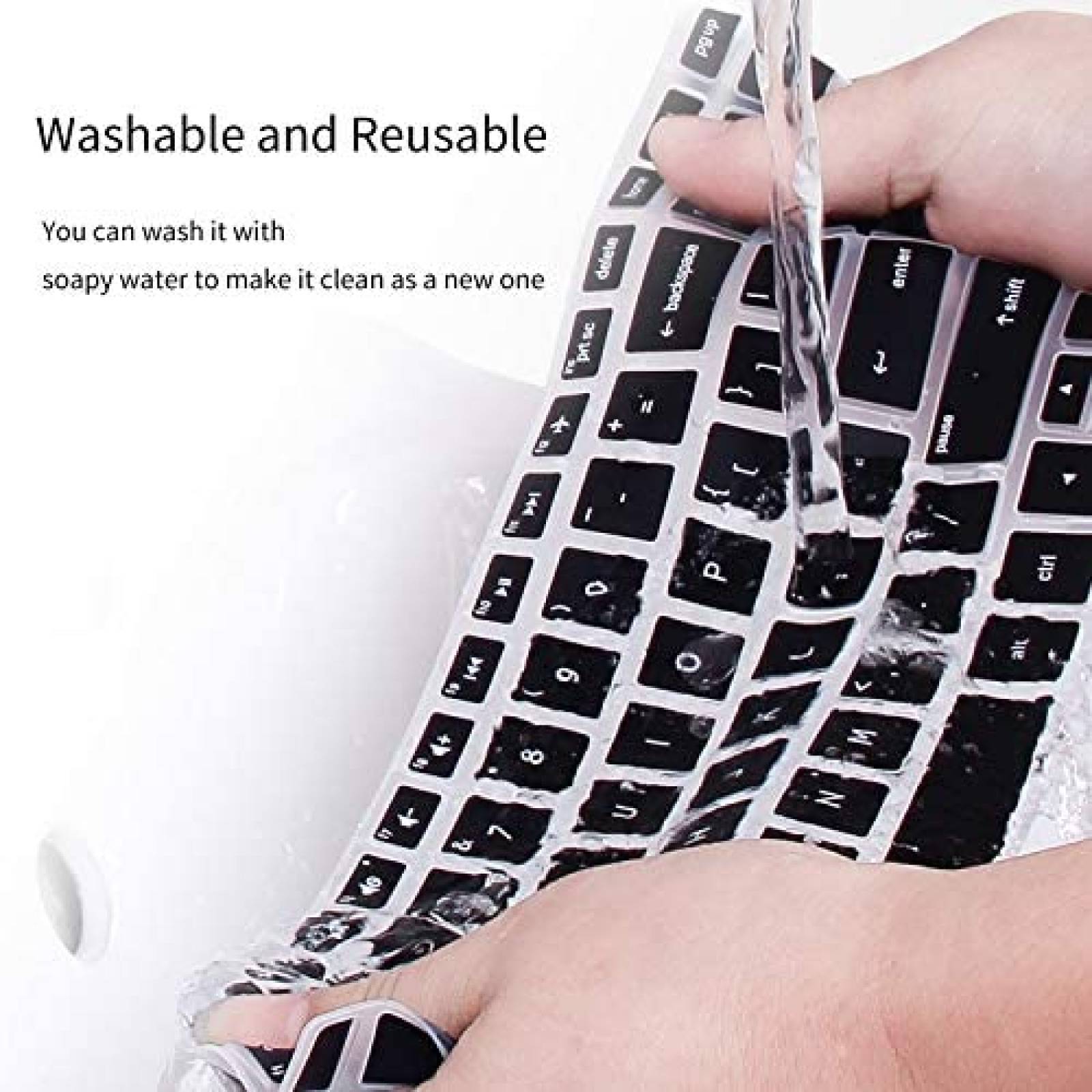 Cubre Teclado CaseBuy para Laptop HP 17.3'' -Negro