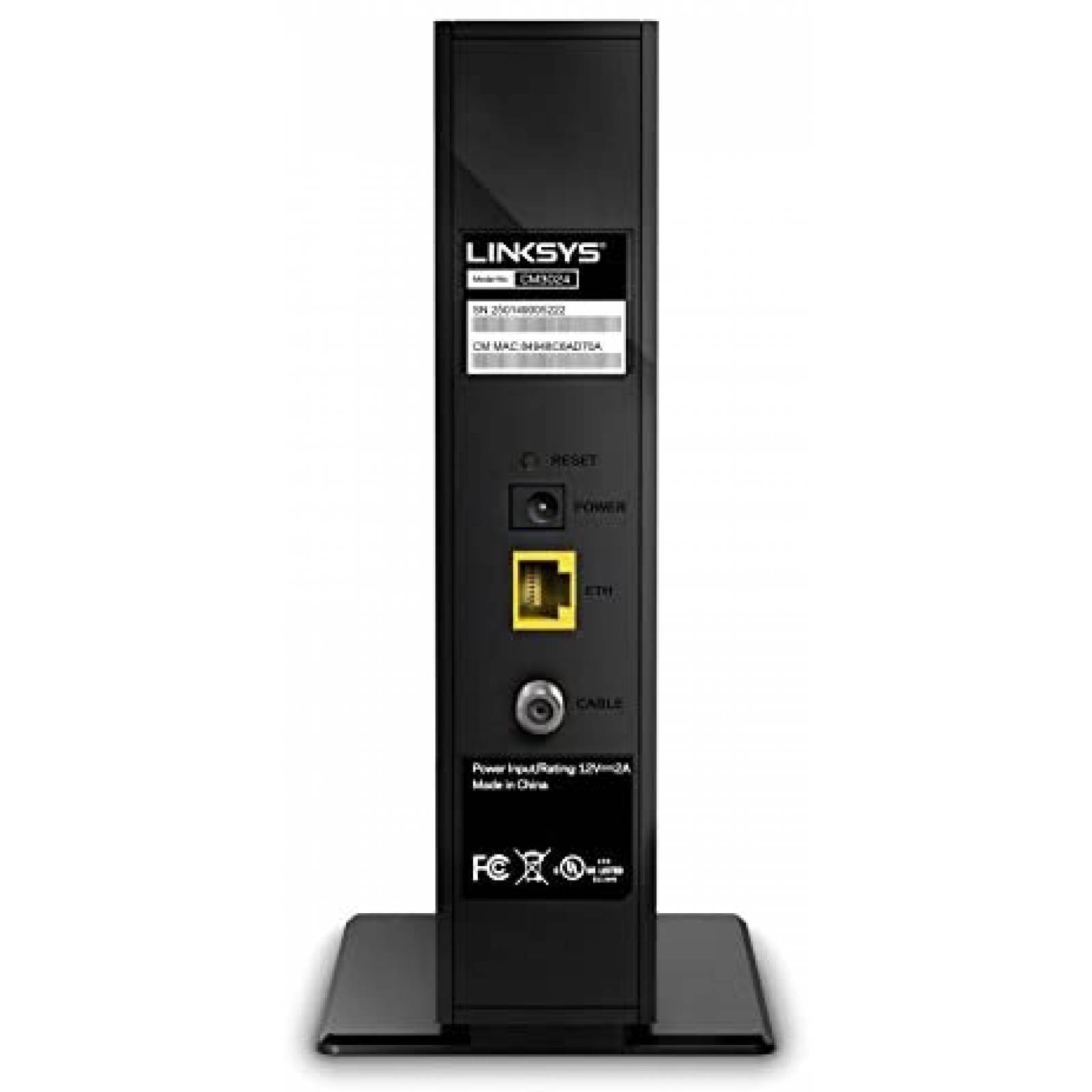 Modem Linksys CM3024 960 Mbps DOCSIS 3.0 24x8 -Negro