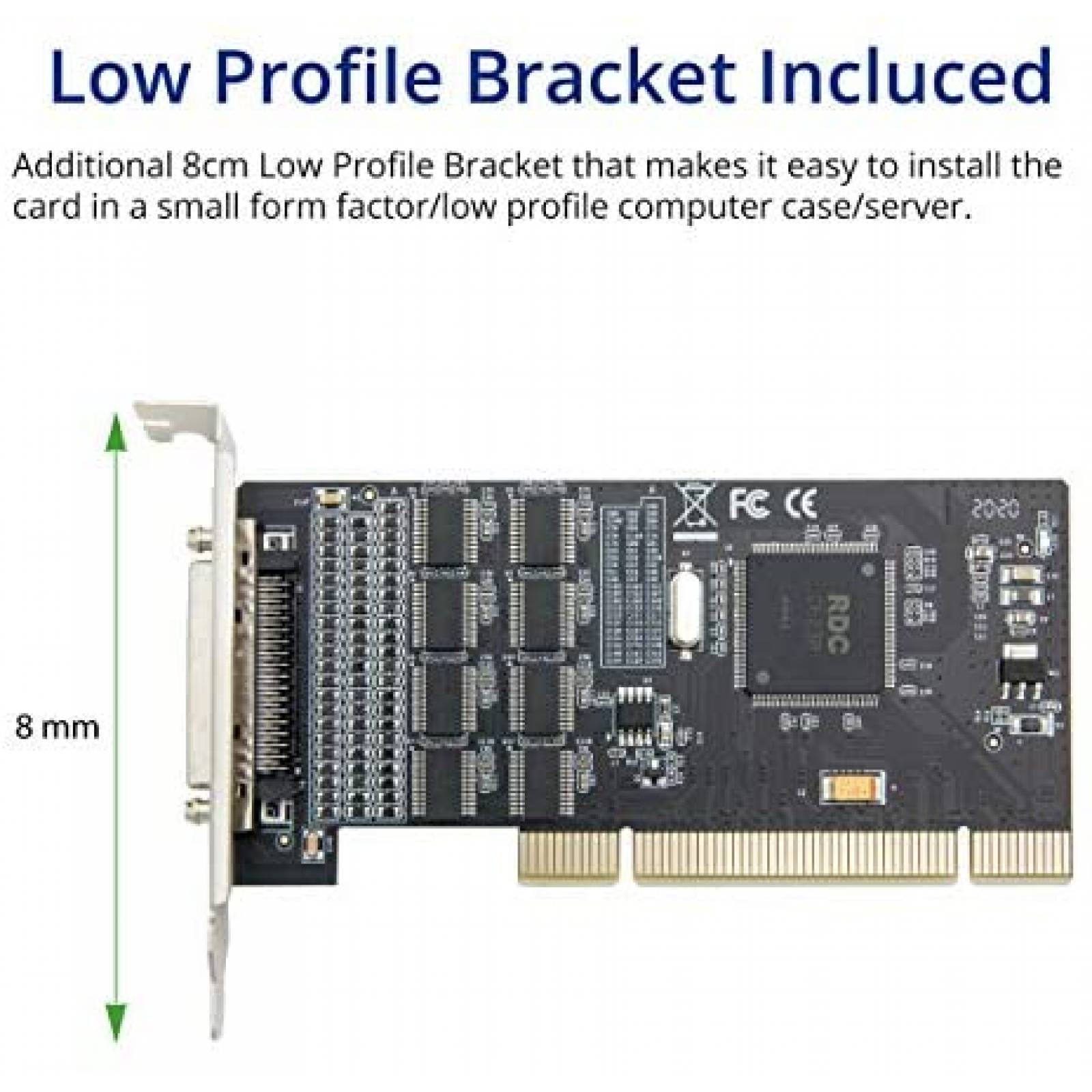 Tarjeta controladora PCI IO CREST SI-PCI15068 8 Puertos