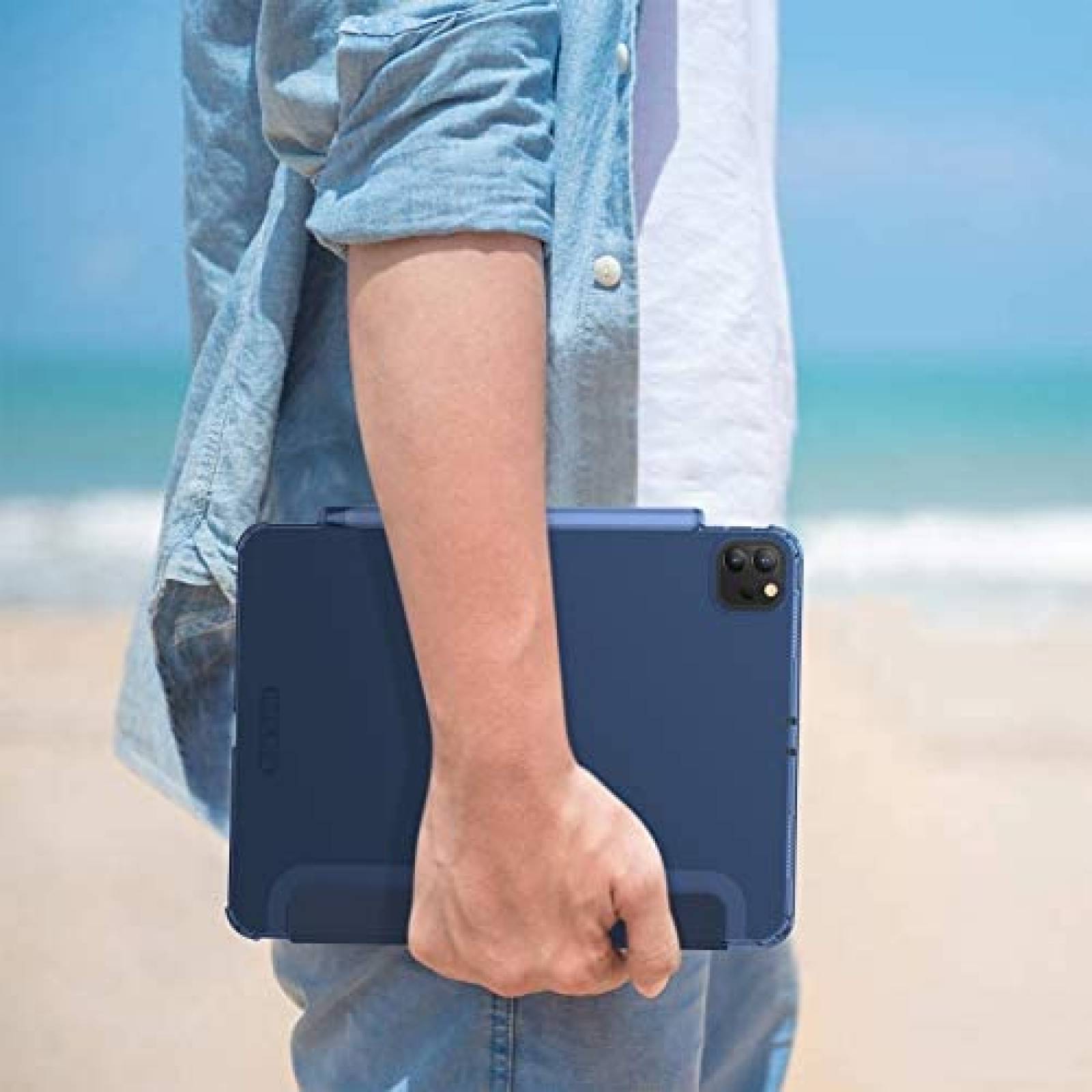 Funda Triple INFILAND para iPad Pro 11'' -Azul Navy