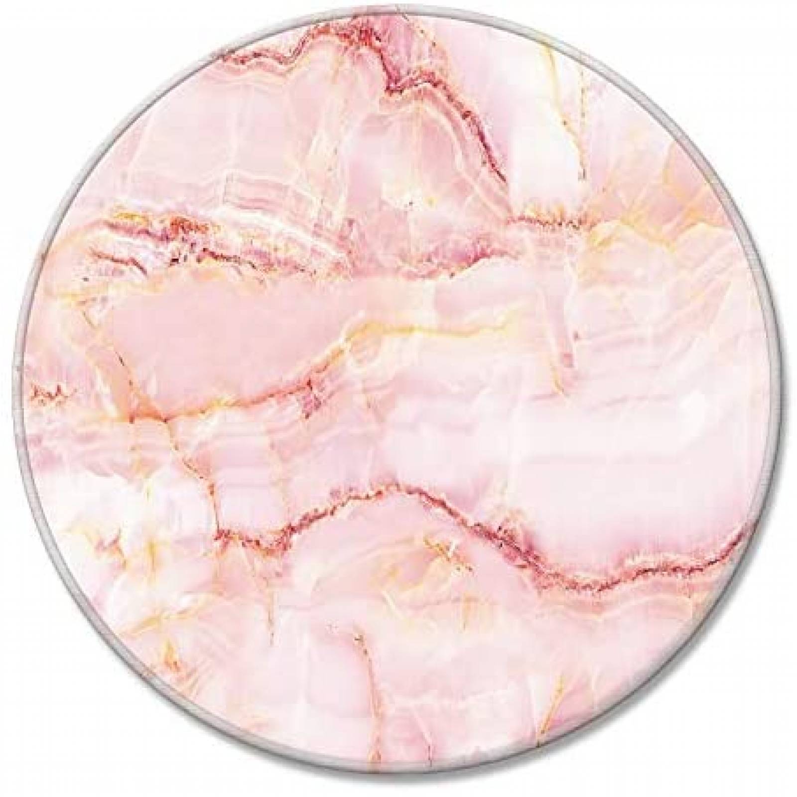 Mouse Pad Brand de 7.9'' x 7.9 x 0.12'' -Rosa Marmol