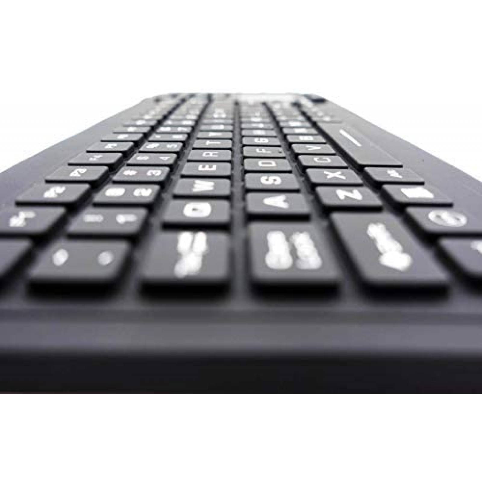 Teclado DSI IKB98BL LED Pantalla Tactil de Silicona -Negro