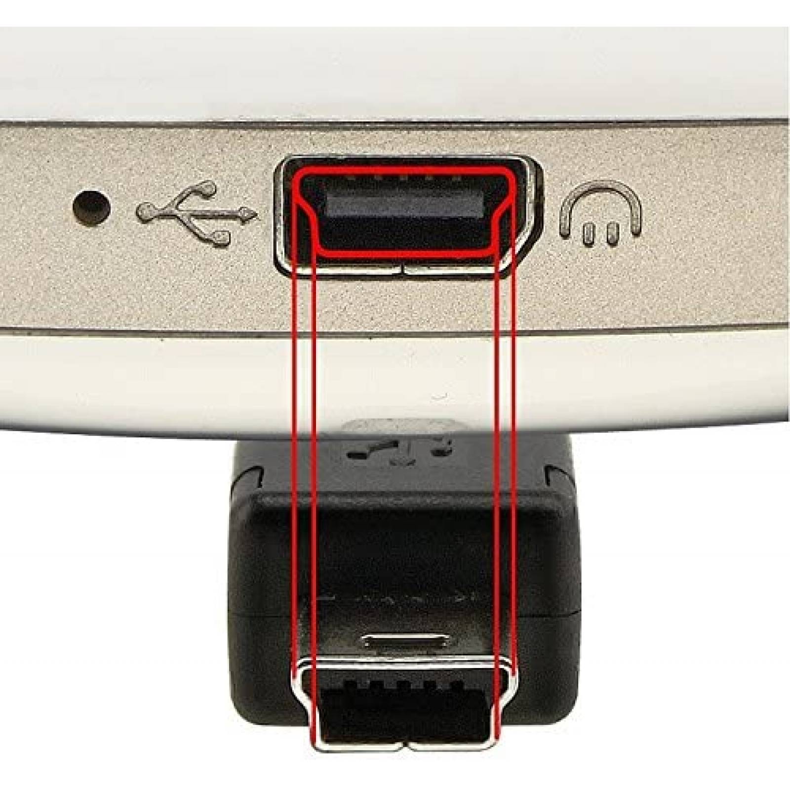 Cable USB Cuziss para Philips GoGear MP3/MP4 -Negro