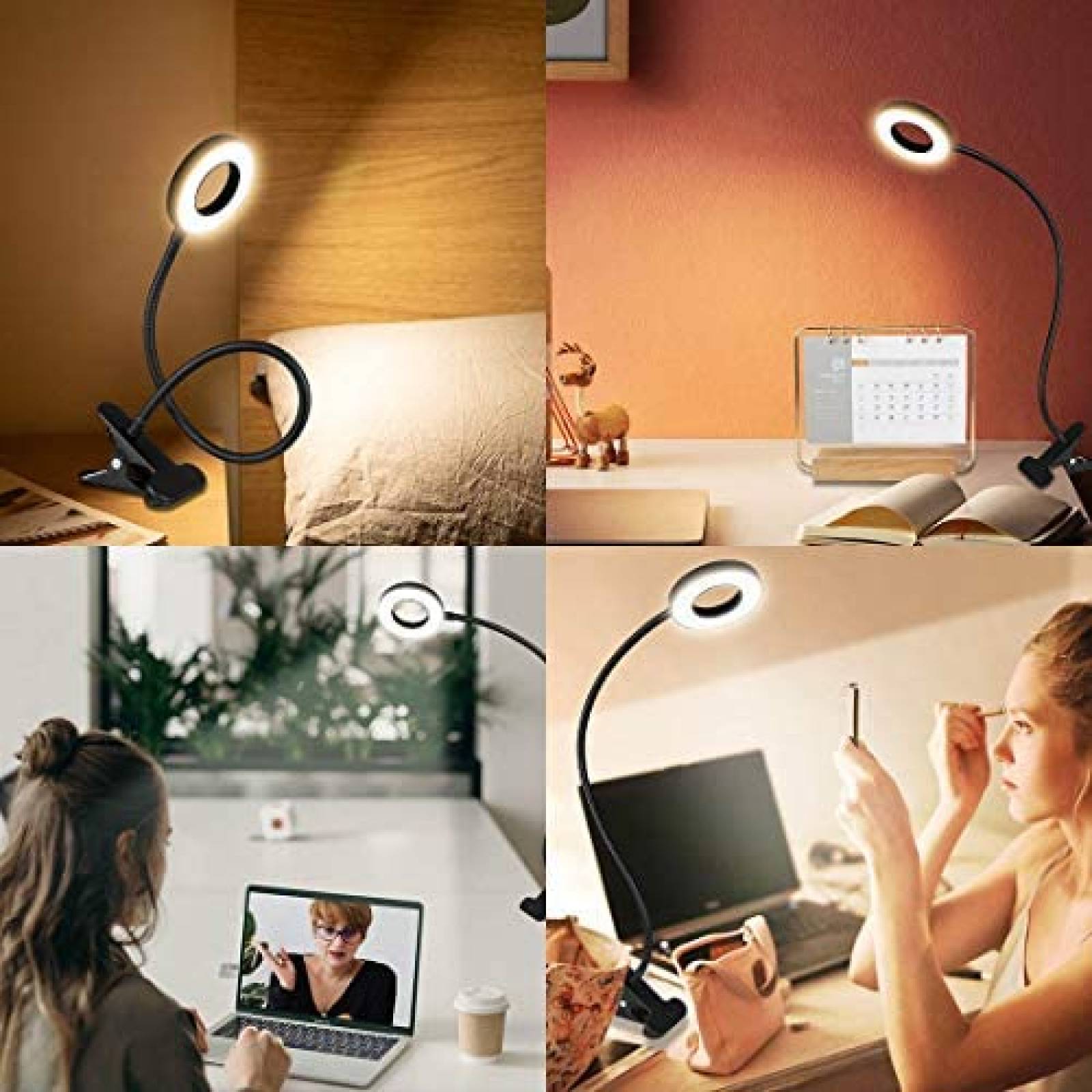 Anillo de luz XBUYEE Cuello de cisne 10 Niveles de brillo