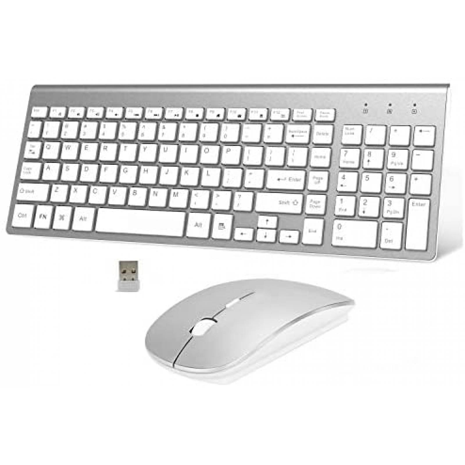 Teclado Ibera IB22Keyboard and Mouse inalambrico compacto