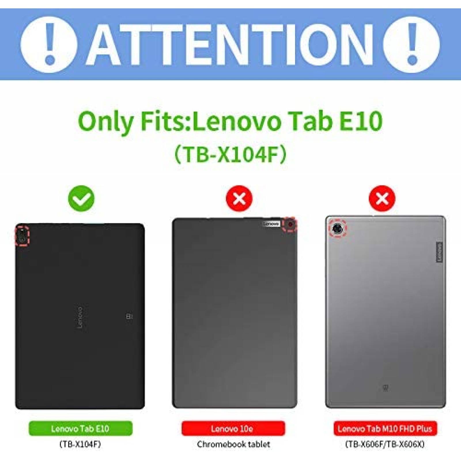 Funda para Tablet i-original Lenovo Tab E10 10.1'' de Niños