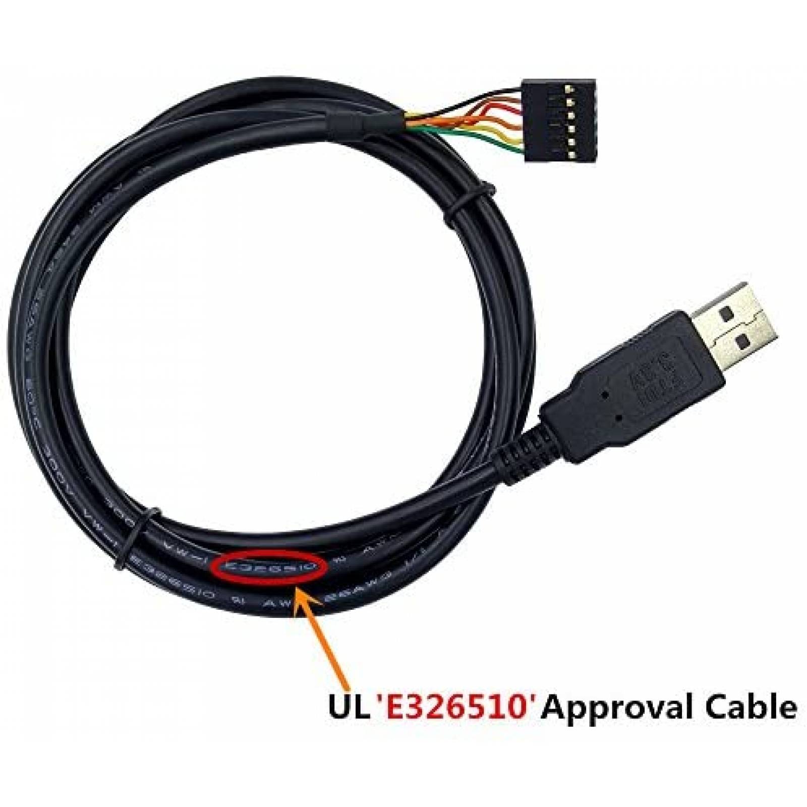 Adaptador USB Moyina USB a TTL Serie 3.3V UART -Negro