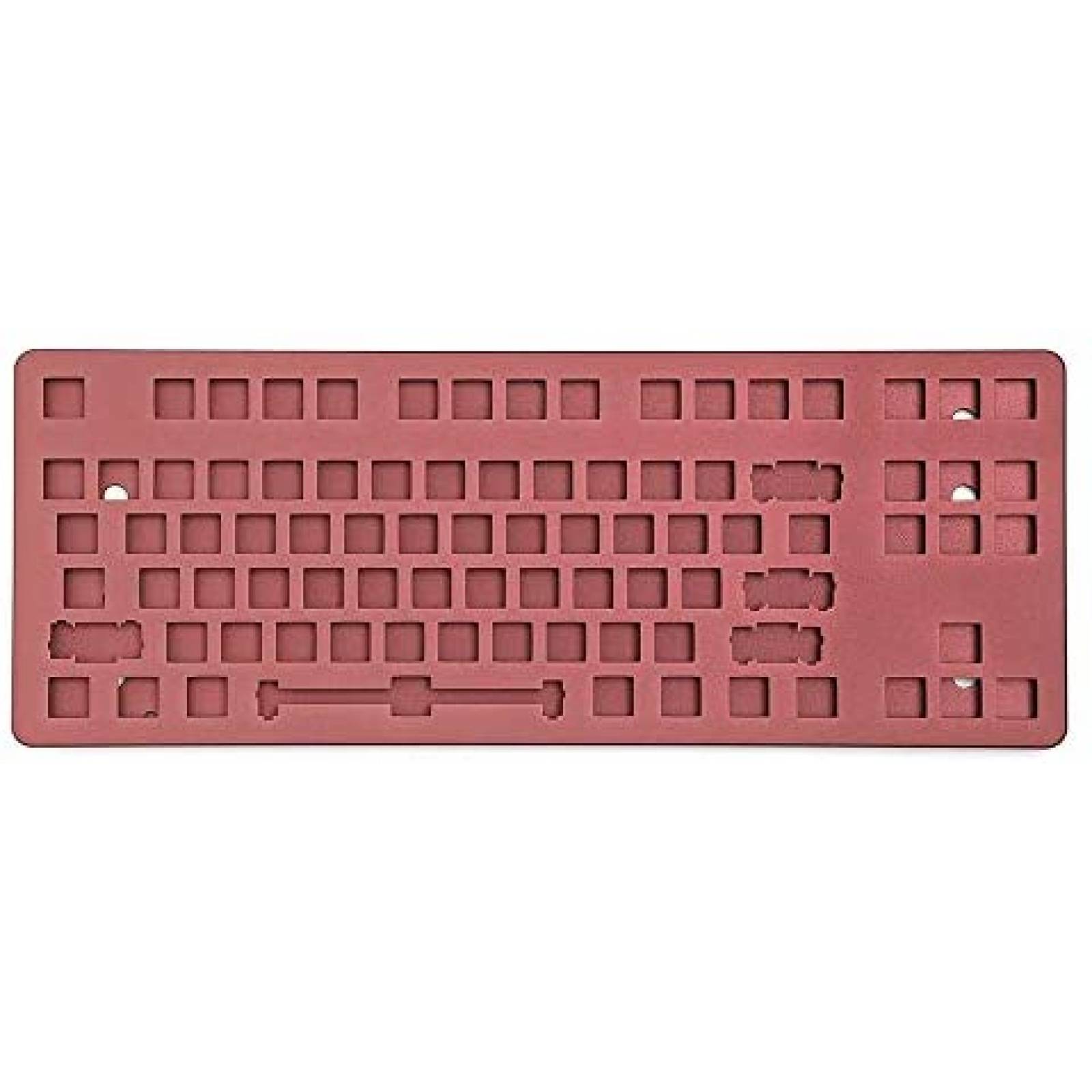 Carcasa DROP CTRL de Aluminio Anodizado para Teclado -Rojo