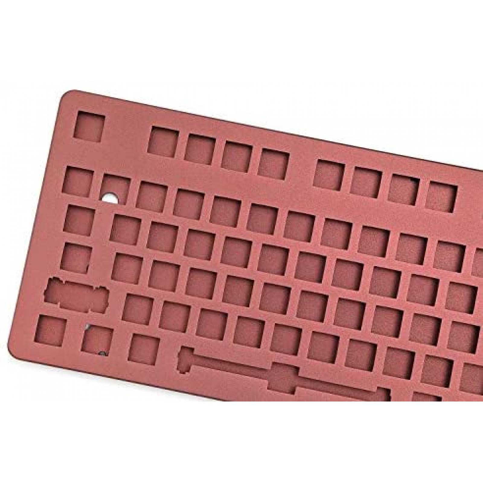 Carcasa DROP CTRL de Aluminio Anodizado para Teclado -Rojo