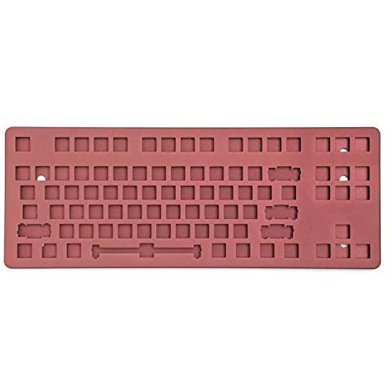 Carcasa DROP CTRL de Aluminio Anodizado para Teclado -Rojo