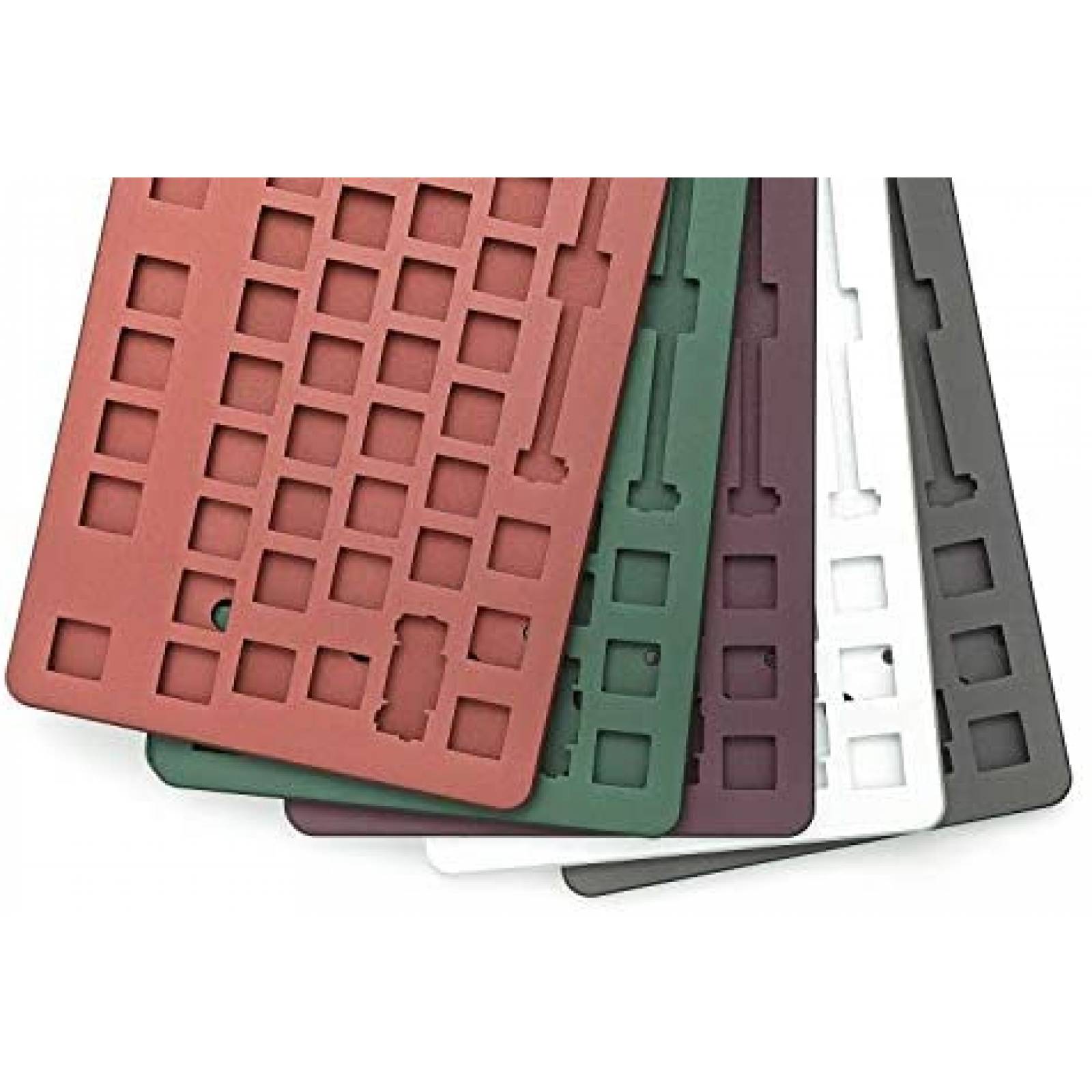 Carcasa DROP CTRL de Aluminio Anodizado para Teclado -Rojo