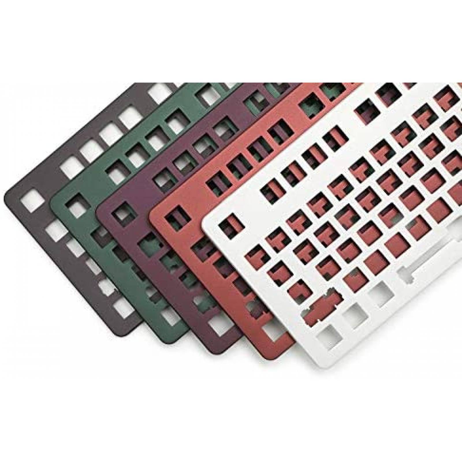 Carcasa DROP CTRL de Aluminio Anodizado para Teclado -Rojo