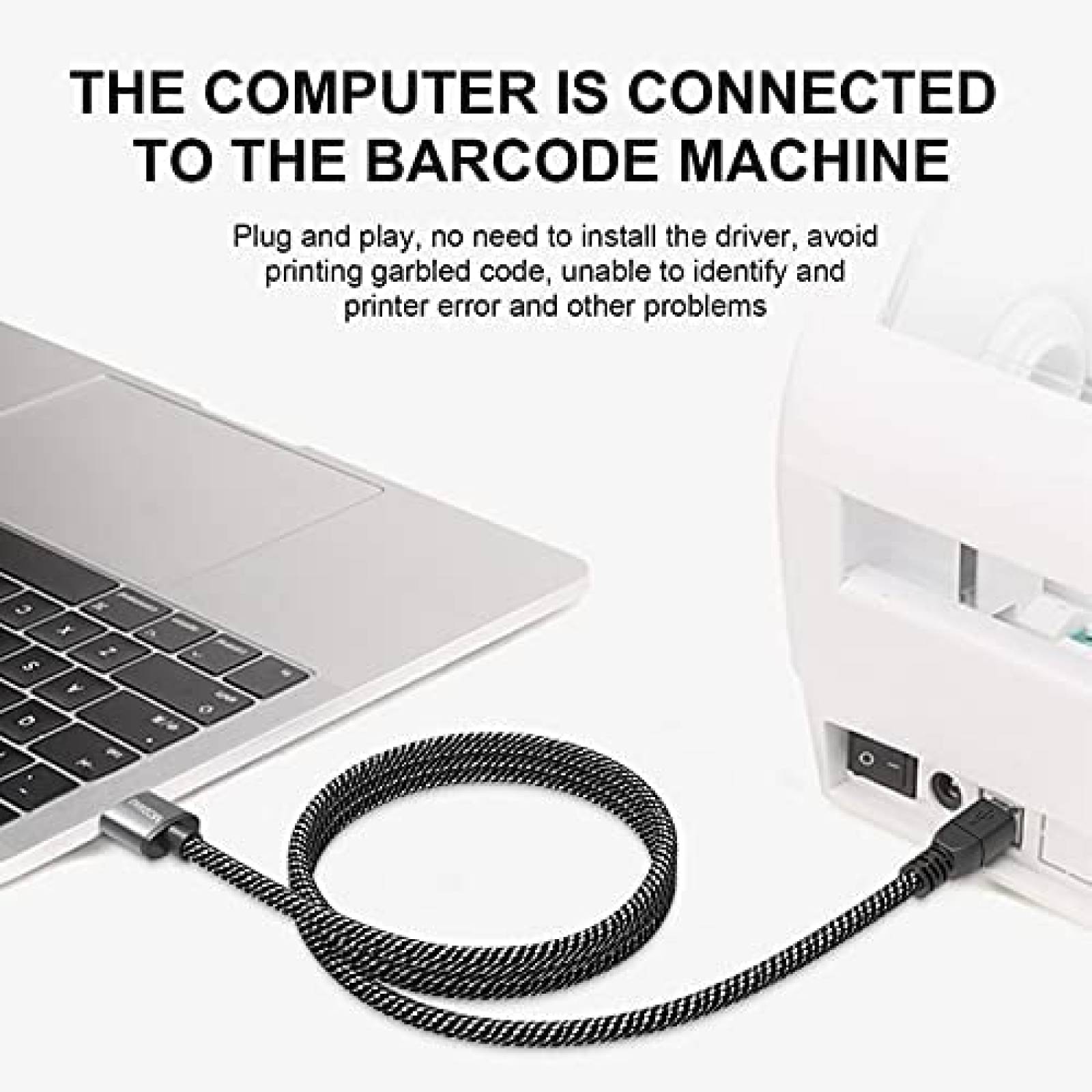 Cable De Impresora MOSWAG USB 3m Para DELL Canon HP Epson